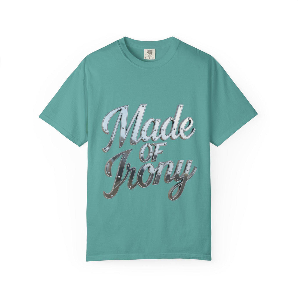 Made of Irony T-Shirt Retro Chrome Script Graphic Tee