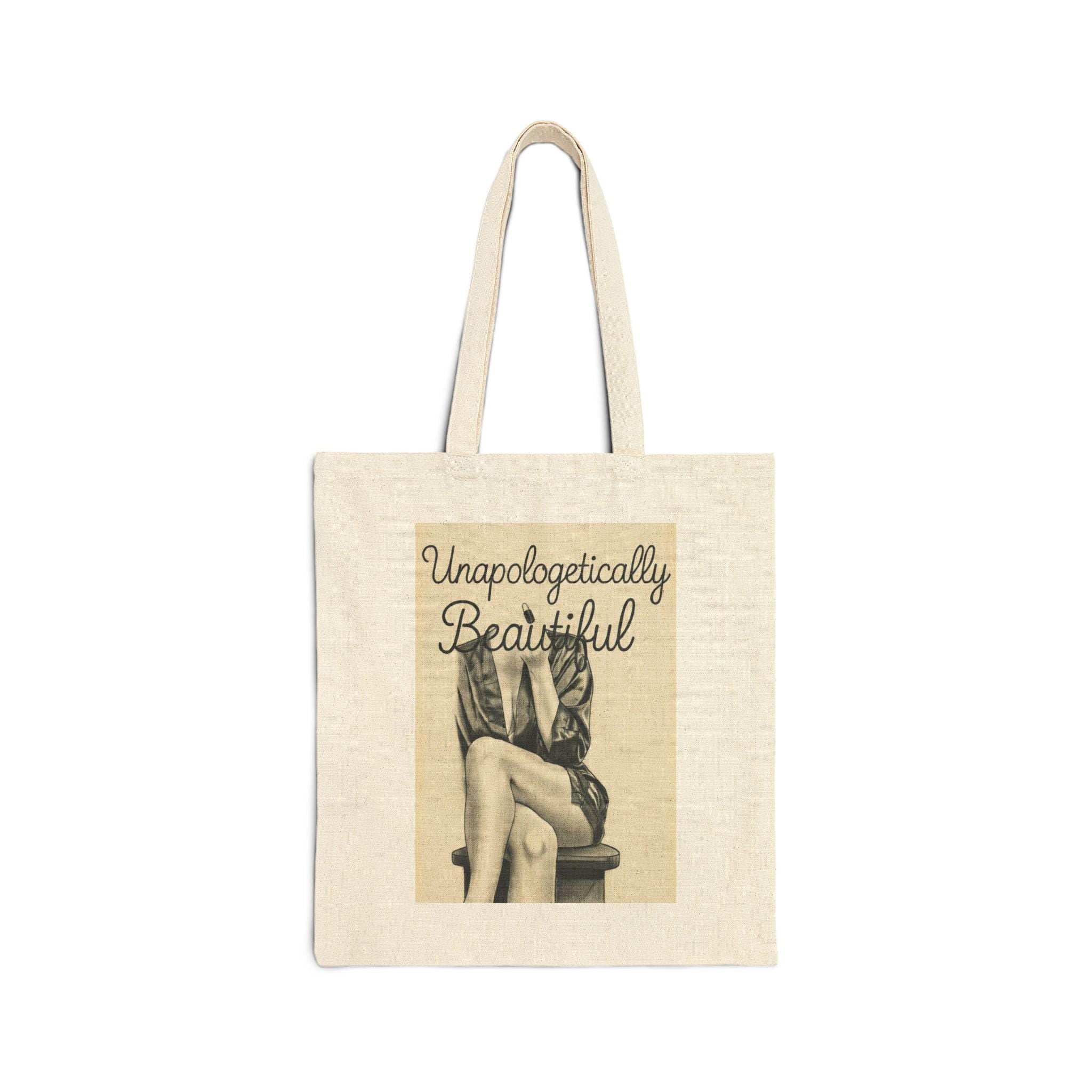 Unapologetically Beautiful Cotton Canvas Tote Bag