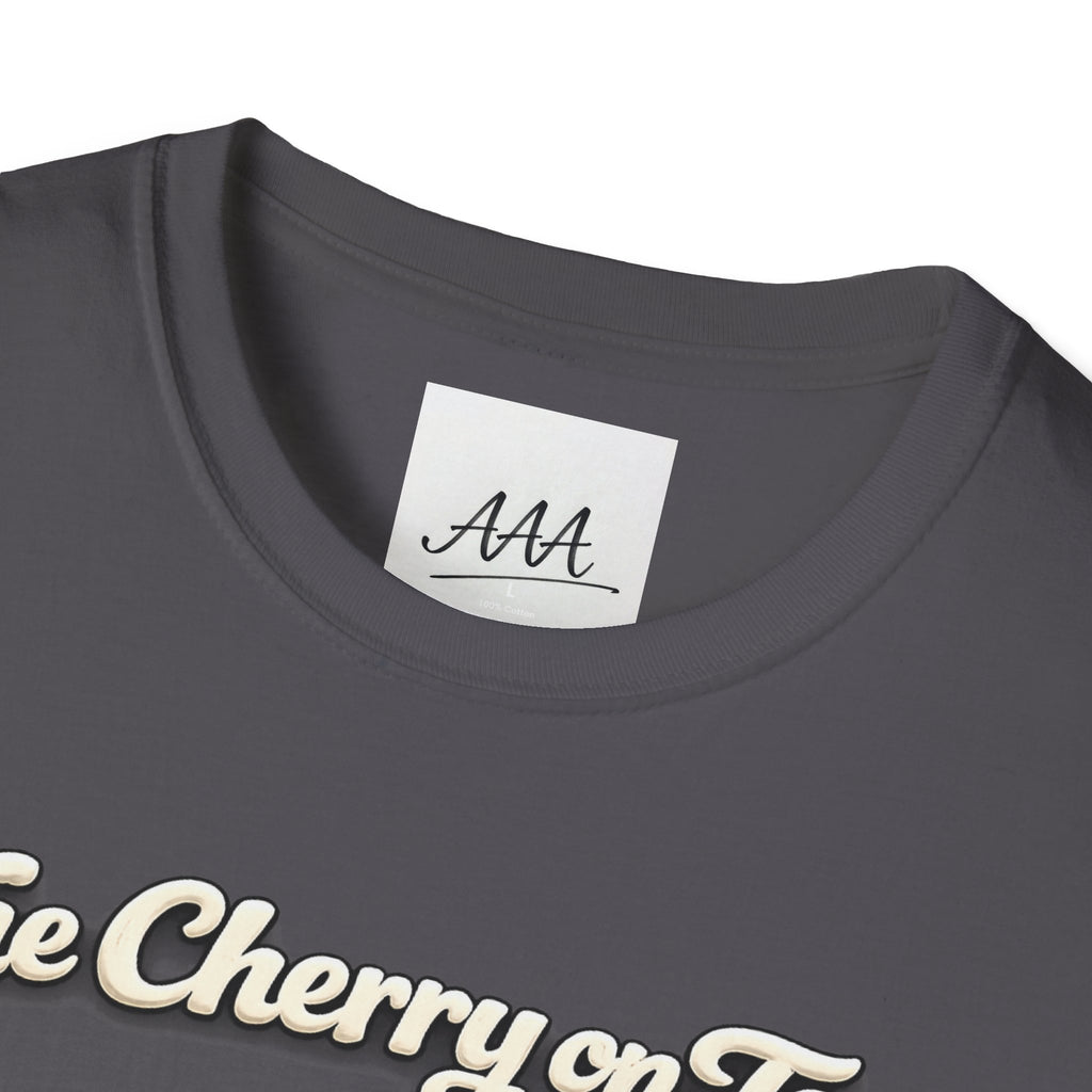 The Cherry on Top | Funny Double Cherry Boob Sweatshirt | Naughty Whipped Cream Cherry on Top T-Shirt | Gag Gift for Women