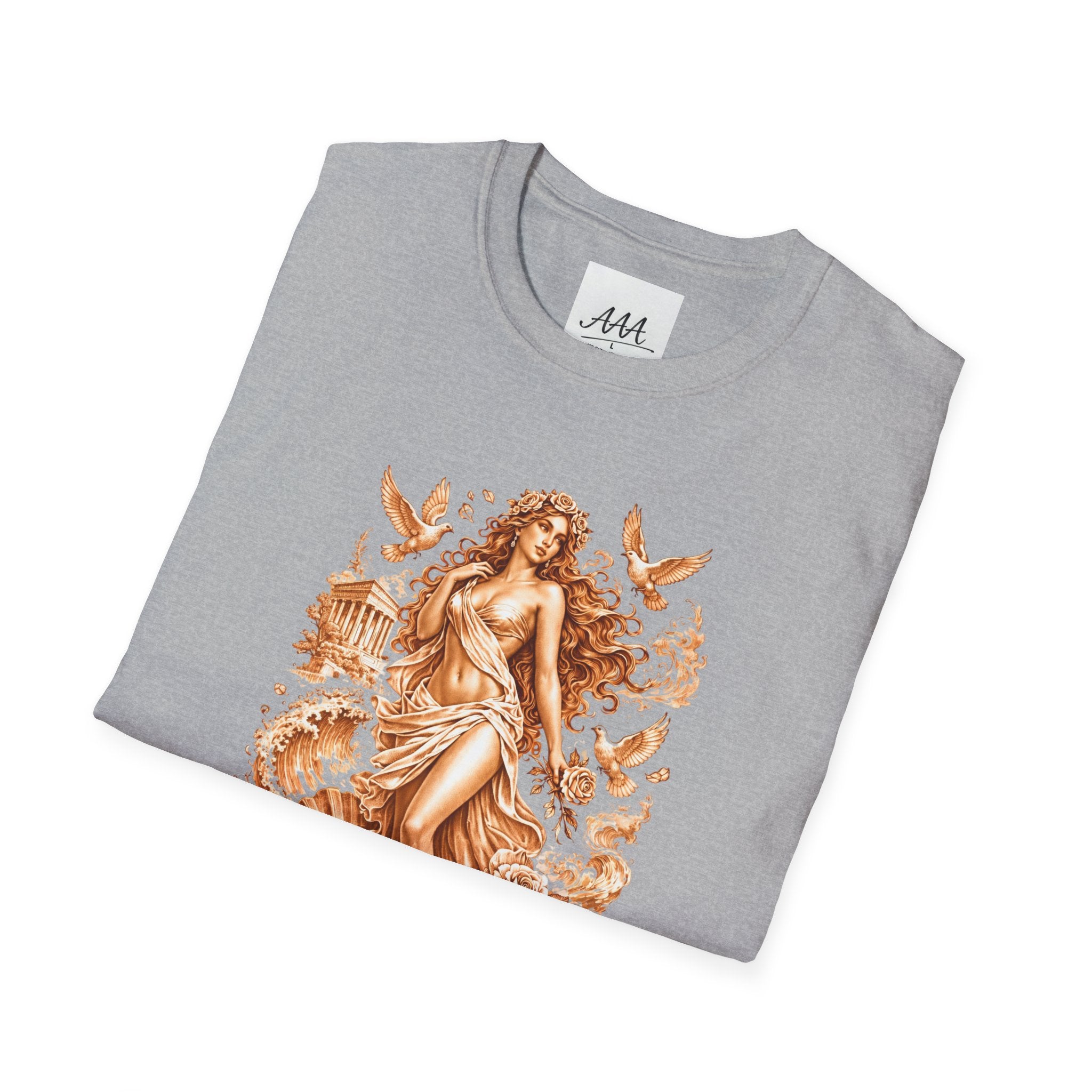 Aphrodite T-Shirt | Greek Goddess of Love Mythology Tee | Ancient Greece Graphic Shirt | Gift for Her | Unisex Soft Cotton
