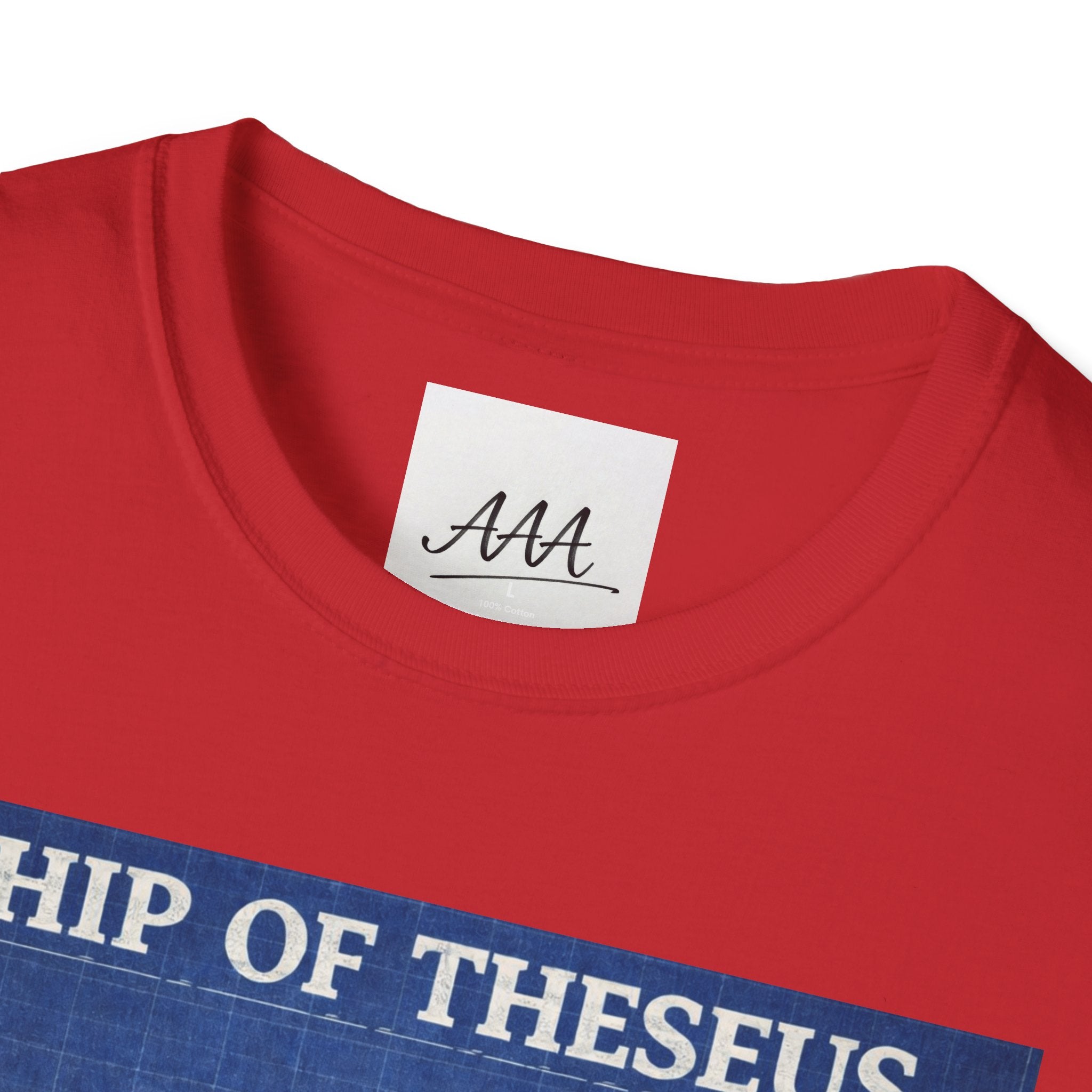Ship of Theseus Blueprint T-Shirt | Nautical Diagram, Philosophical Art