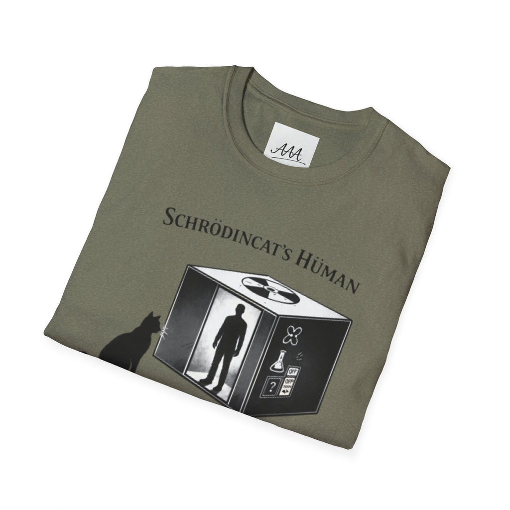 Schrodinger Cat Shirt Funny Science Tee | Schrödincat’s Human T-Shirt | Physics Joke Shirt | Nerd Humor Tee