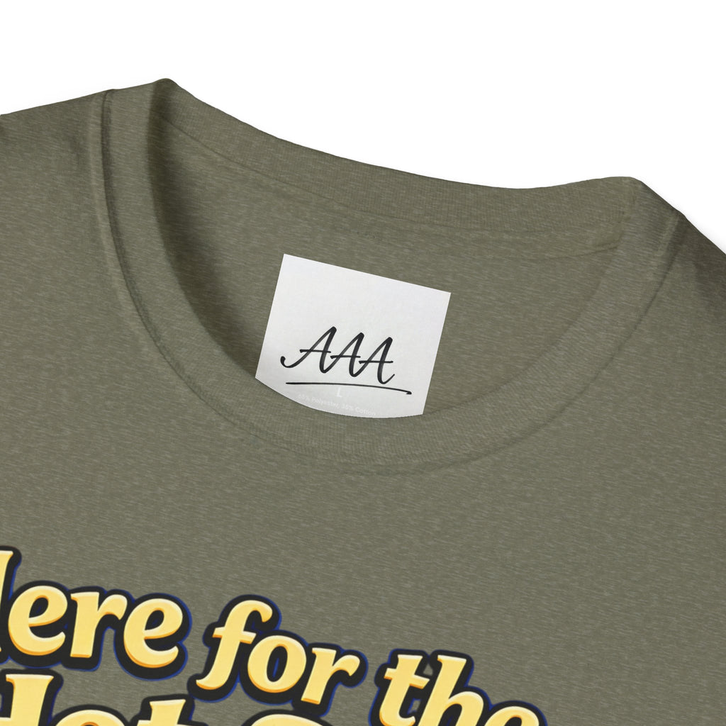 Here for the Hot Son graphic T-Shirt | Jewish Shabbat Seder Illustration