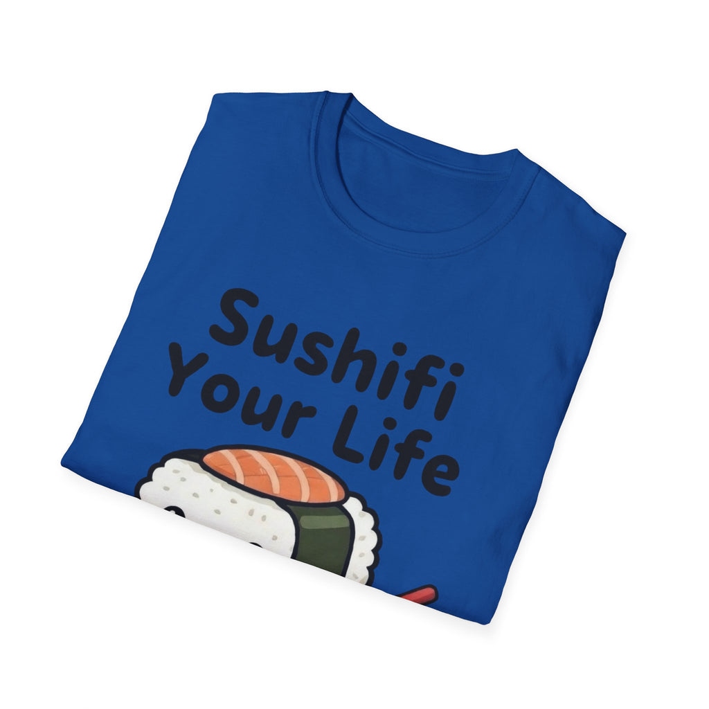 Sushifi Your Life T-Shirt | Cute Kawaii Sushi Cartoon