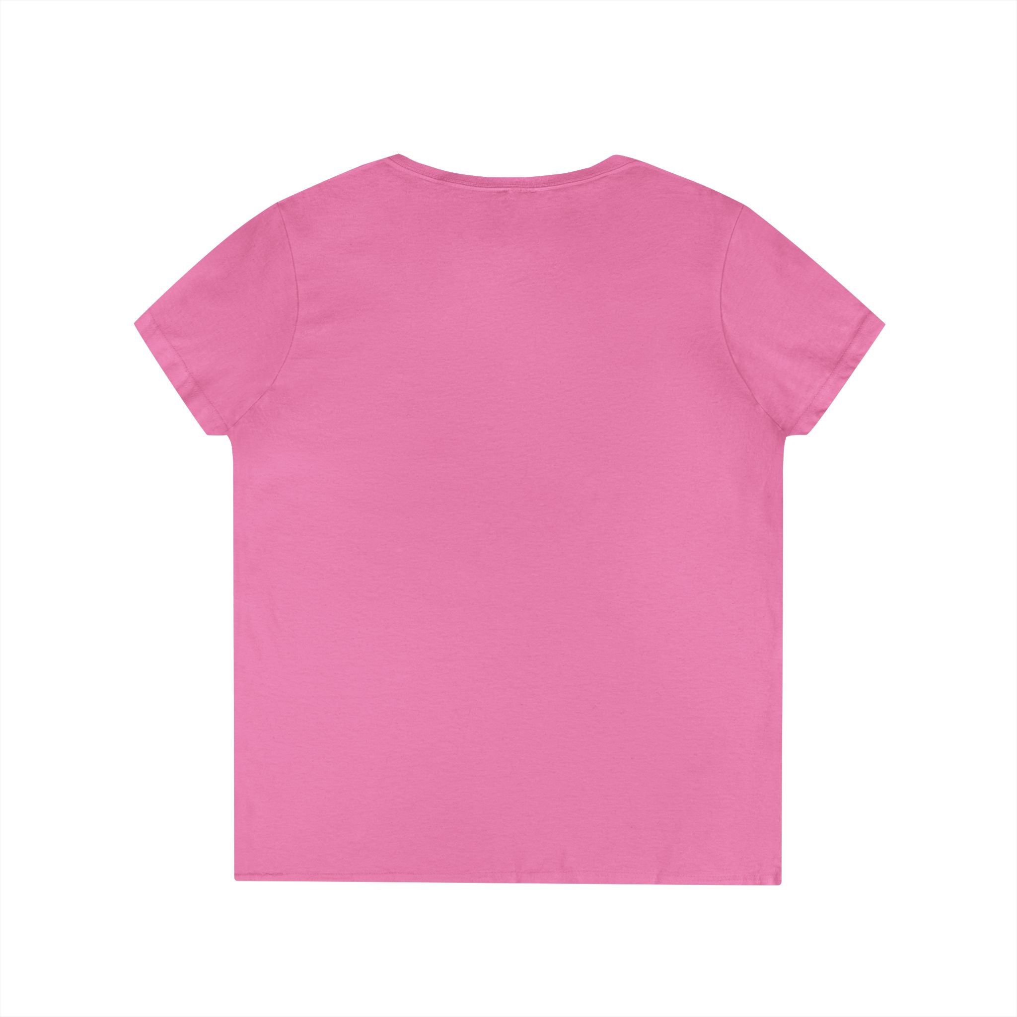 Red Flag Graphic V-Neck Tee Women's Casual Warning Flag T-Shirt