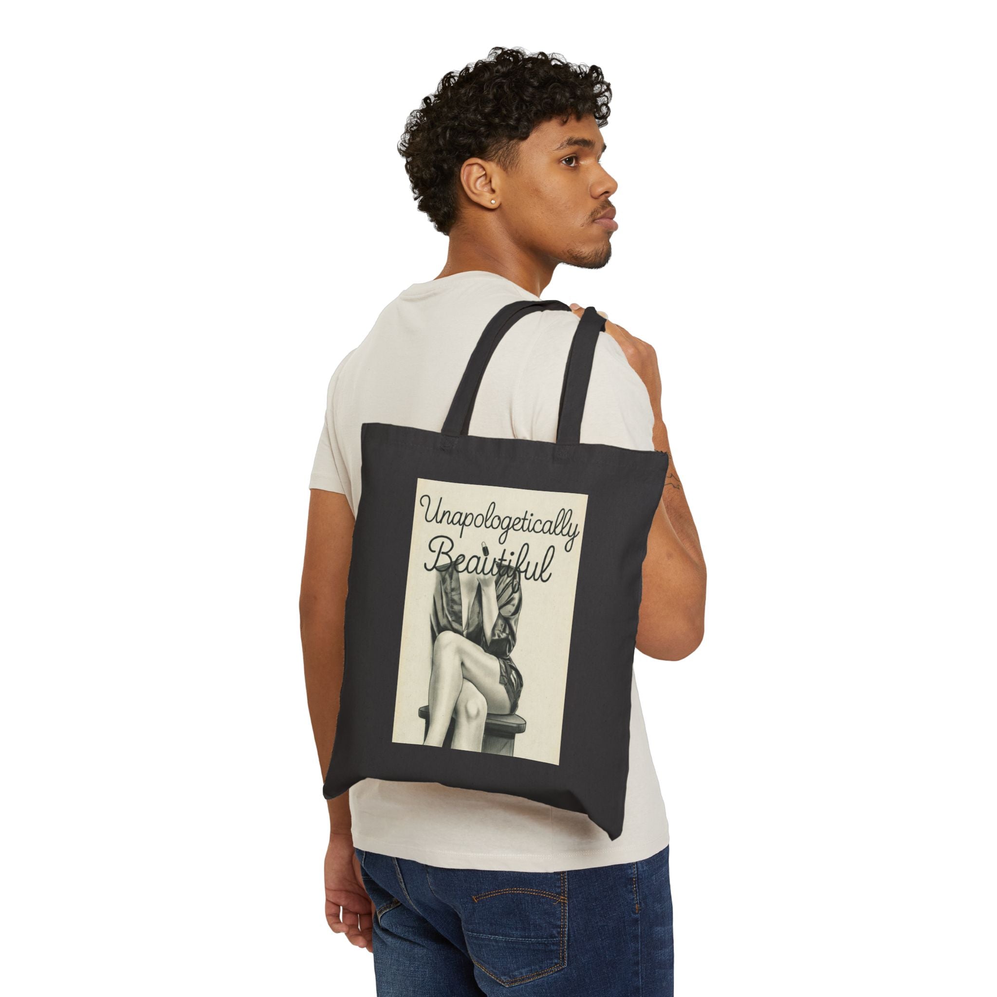 Unapologetically Beautiful Cotton Canvas Tote Bag