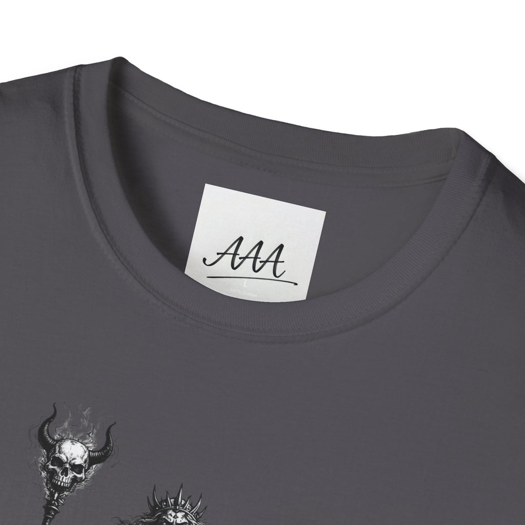 Hades Greek God T-Shirt | Dark Fantasy Hades with Cerberus Unisex T-Shirt | Olympian Collection