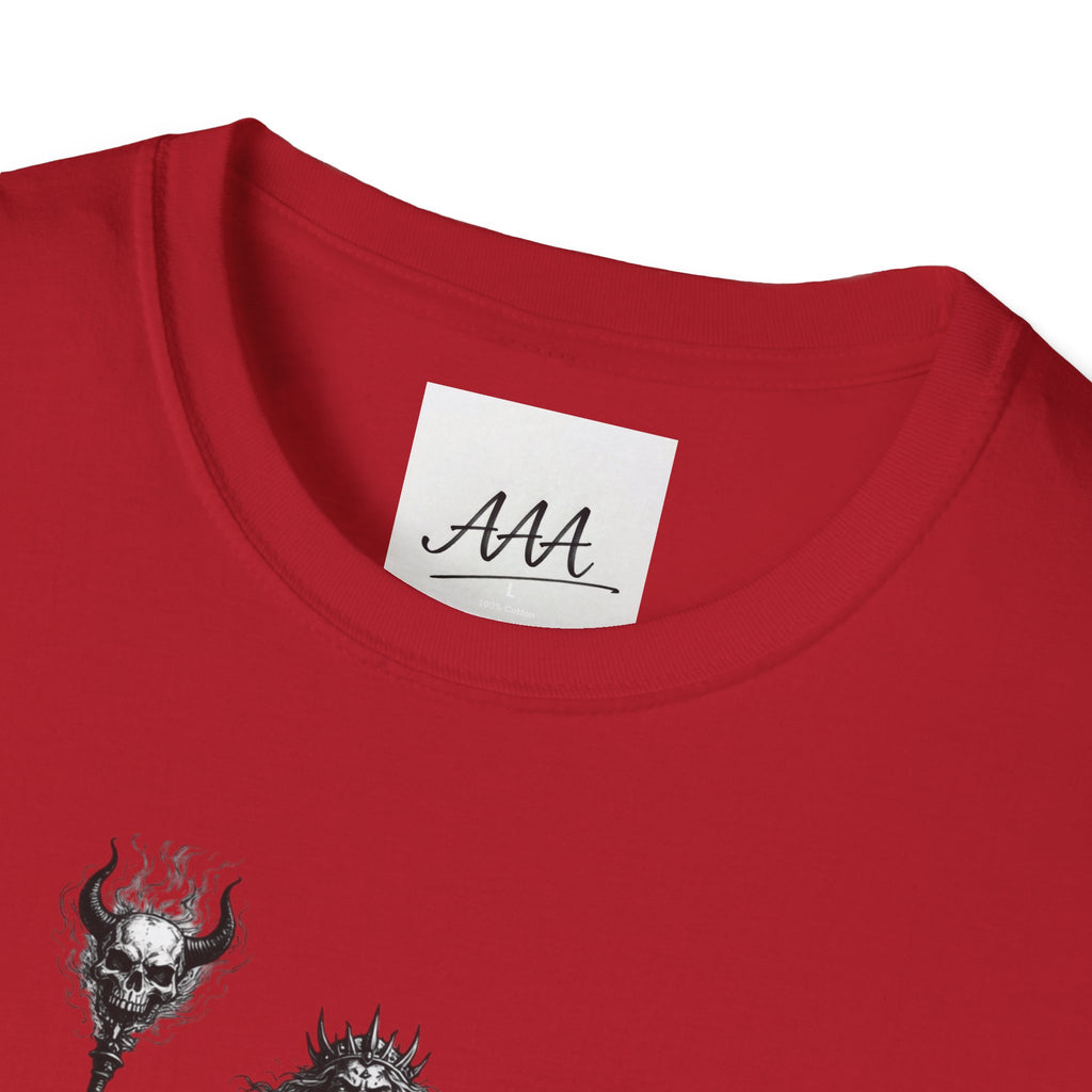 Hades Greek God T-Shirt | Dark Fantasy Hades with Cerberus Unisex T-Shirt | Olympian Collection