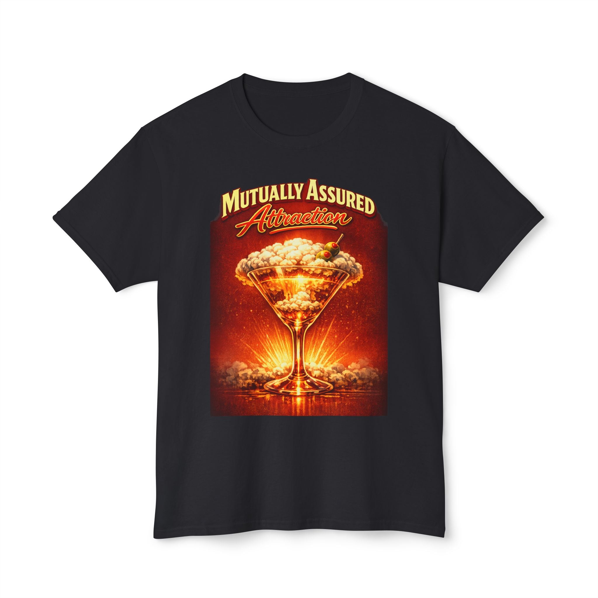 Mutually Assured Attraction T-Shirt | Funny Nuclear Flirting Humor Tee | Sarcastic Gift for Him | Nerdy Romance Shirt | Witty Graphic Tee