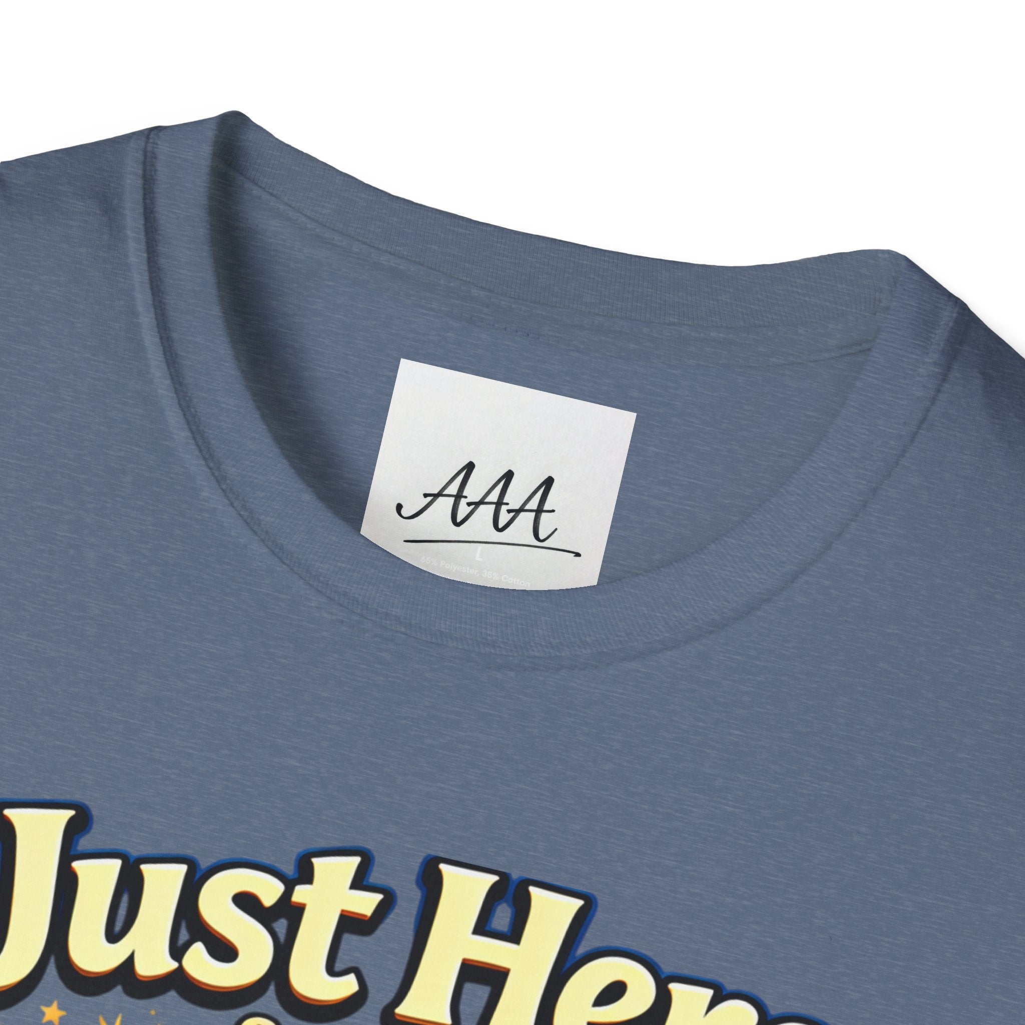 Just Here for the Wine T-Shirt | Passover Seder Illustration, Wine Cups & Matzah