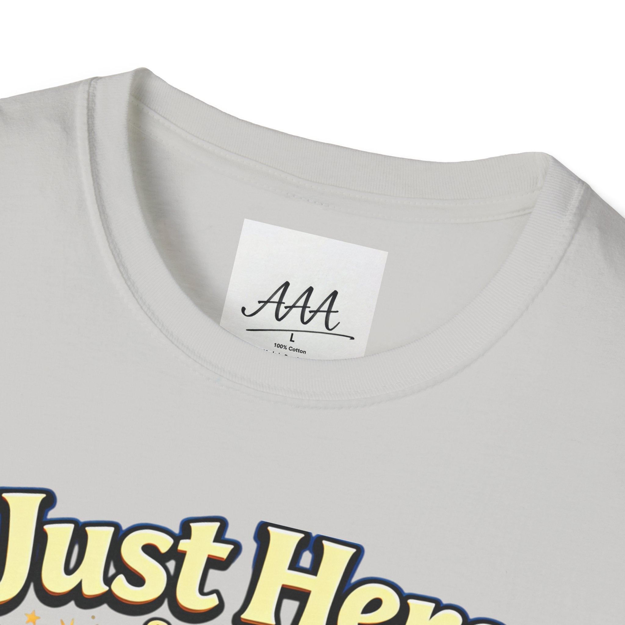 Just Here for the Wine T-Shirt | Passover Seder Illustration, Wine Cups & Matzah