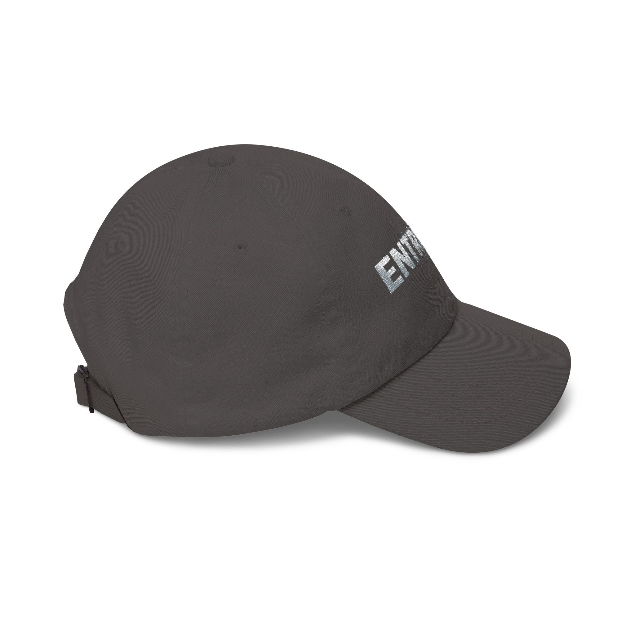 Entropy White Baseball Hat
