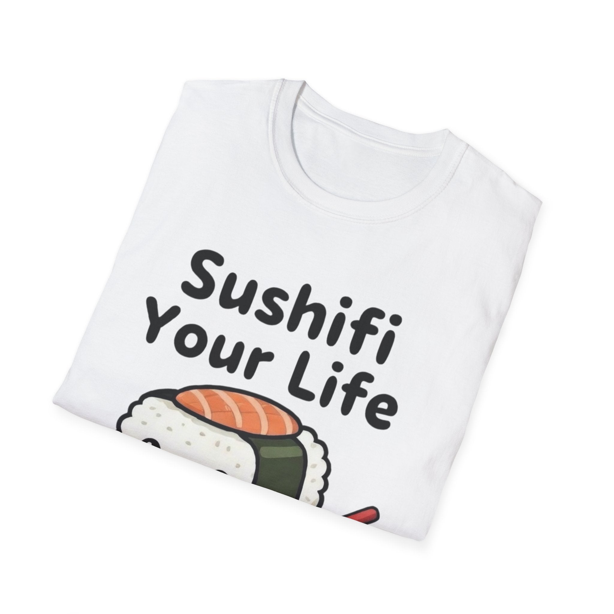 Sushifi Your Life T-Shirt | Cute Kawaii Sushi Cartoon