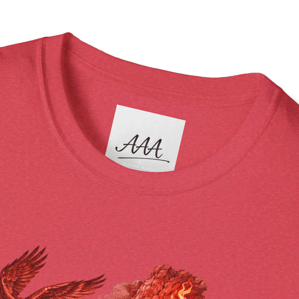 Prometheus Greek Titan T-Shirt | Mythology Titan with Eagle and Fire Unisex T-Shirt | Olympian Collection