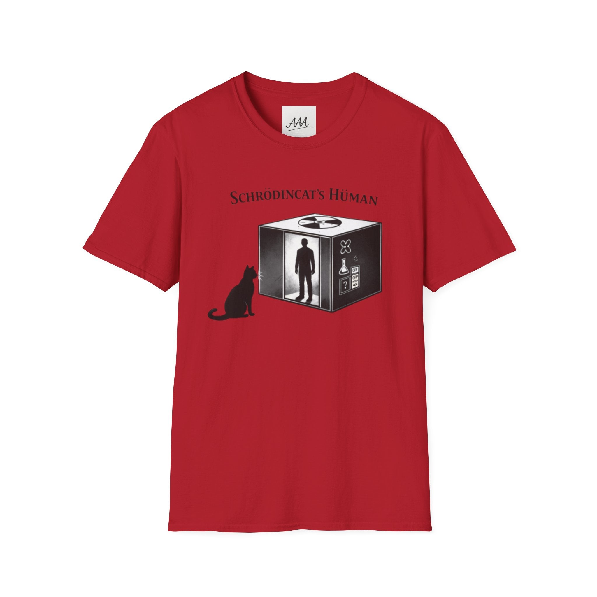 Schrodinger Cat Shirt Funny Science Tee | Schrödincat’s Human T-Shirt | Physics Joke Shirt | Nerd Humor Tee