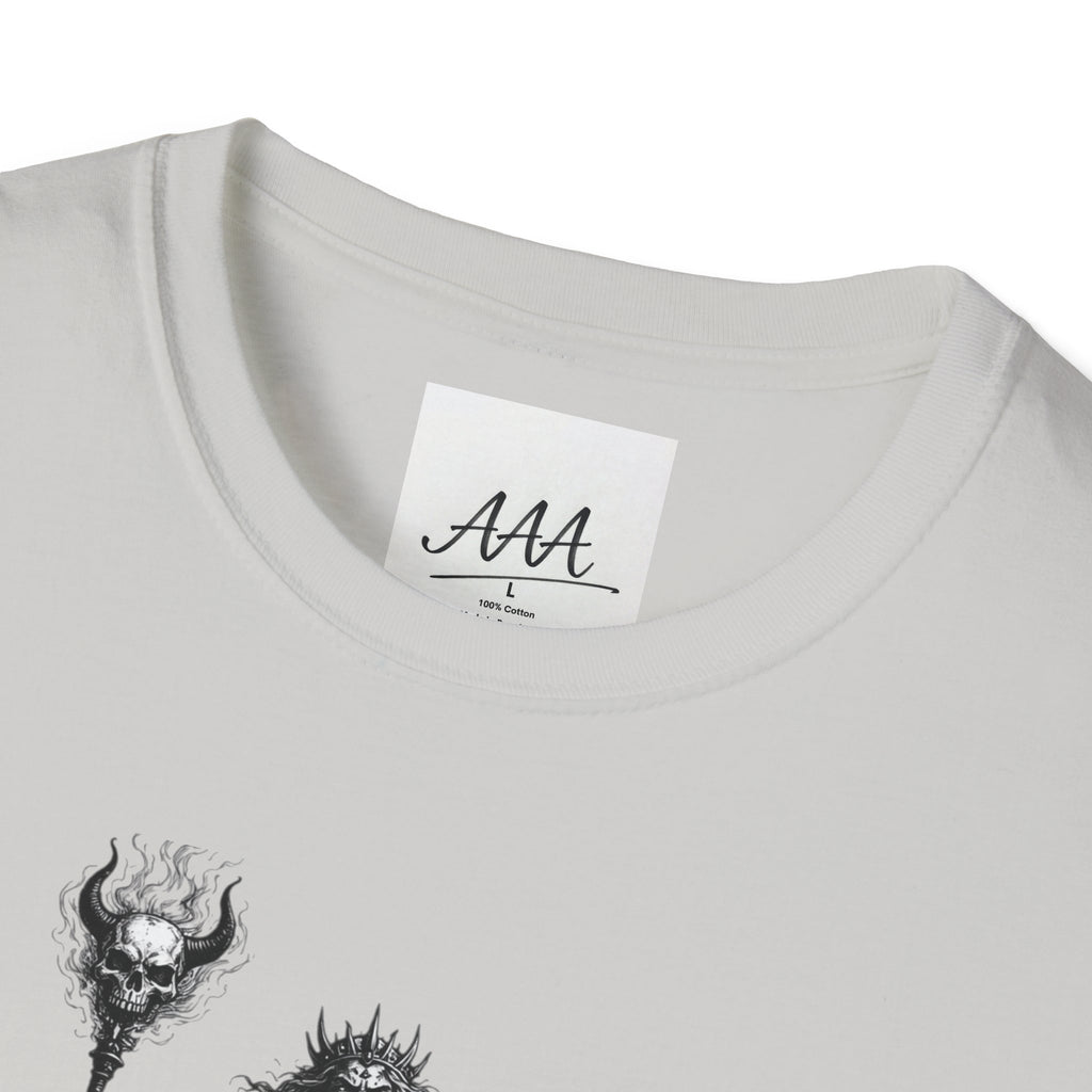 Hades Greek God T-Shirt | Dark Fantasy Hades with Cerberus Unisex T-Shirt | Olympian Collection