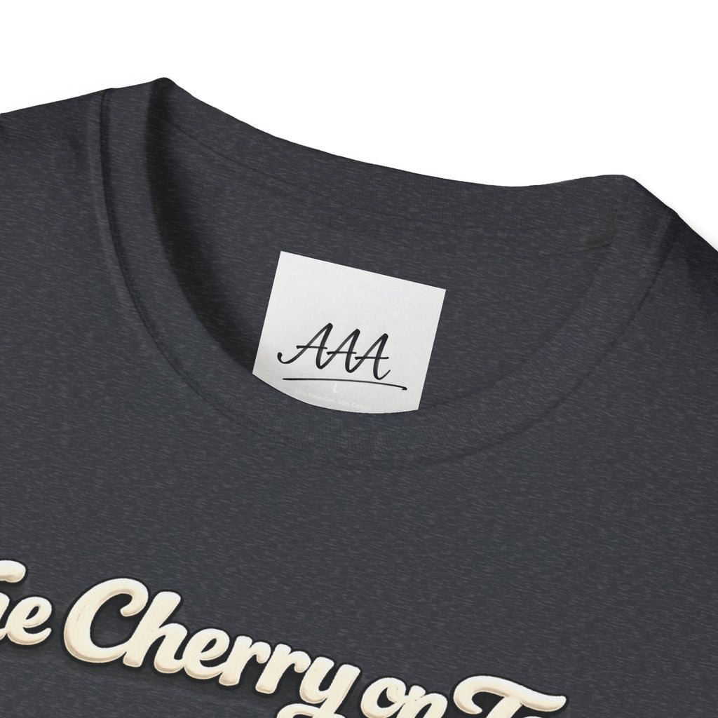 The Cherry on Top | Funny Double Cherry Boob Sweatshirt | Naughty Whipped Cream Cherry on Top T-Shirt | Gag Gift for Women