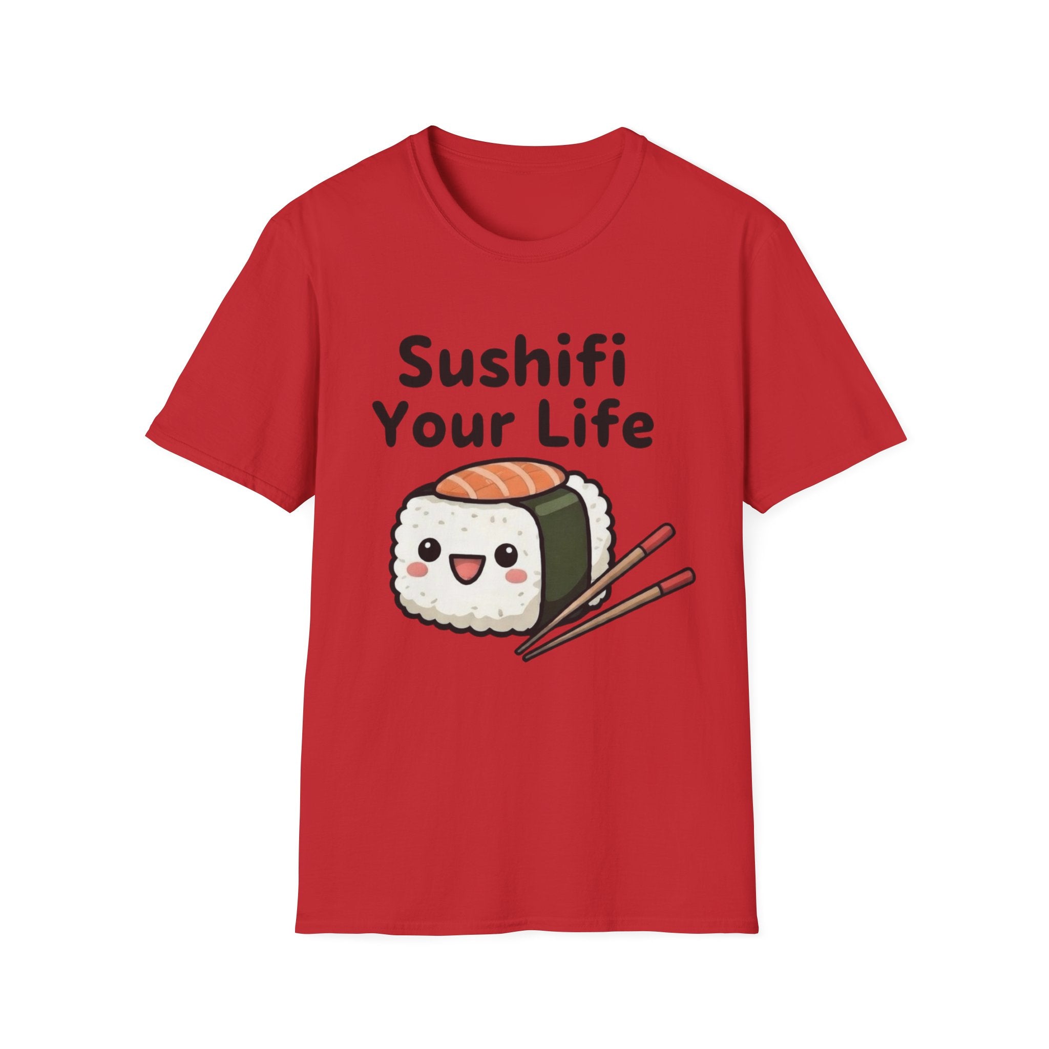 Sushifi Your Life T-Shirt | Kawaii Sushi Graphic Tee | Funny Foodie Gift | Sushi Lover Shirt | Cute Japanese Food Tee
