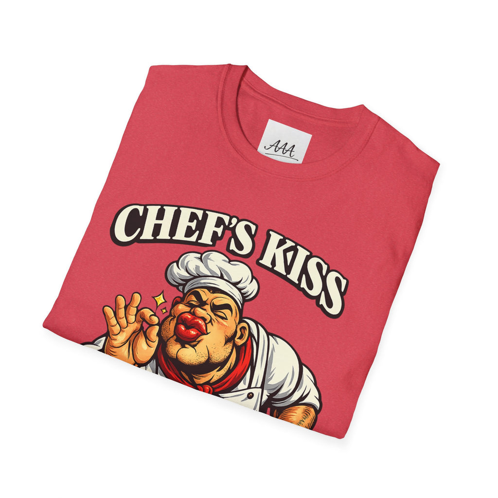 Chef's Kiss T-Shirt | Funny Chef Kissing Fingers Unisex T-Shirt | Italian Chef Meme Shirt | Cooking Gag Gift
