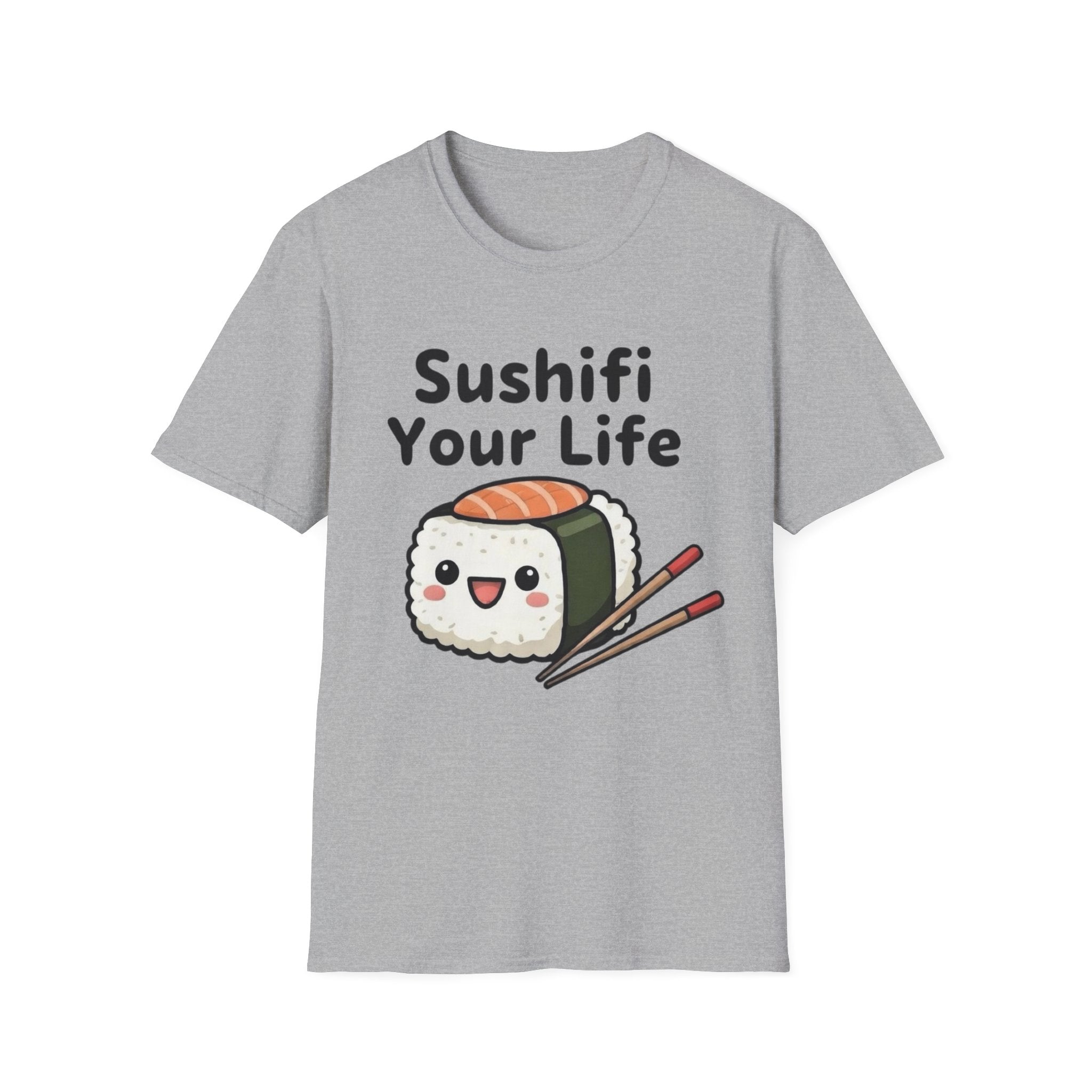 Sushifi Your Life T-Shirt | Kawaii Sushi Graphic Tee | Funny Foodie Gift | Sushi Lover Shirt | Cute Japanese Food Tee