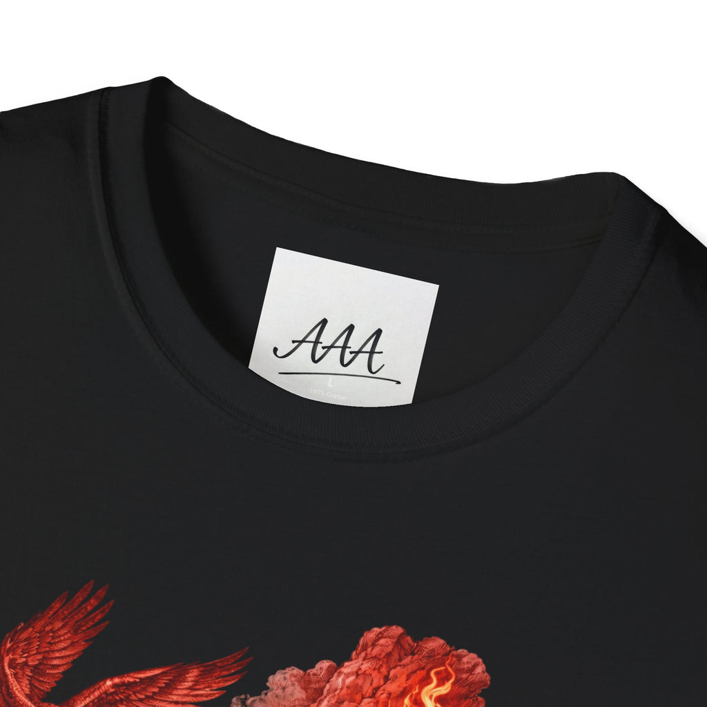 Prometheus Greek Titan T-Shirt | Mythology Titan with Eagle and Fire Unisex T-Shirt | Olympian Collection