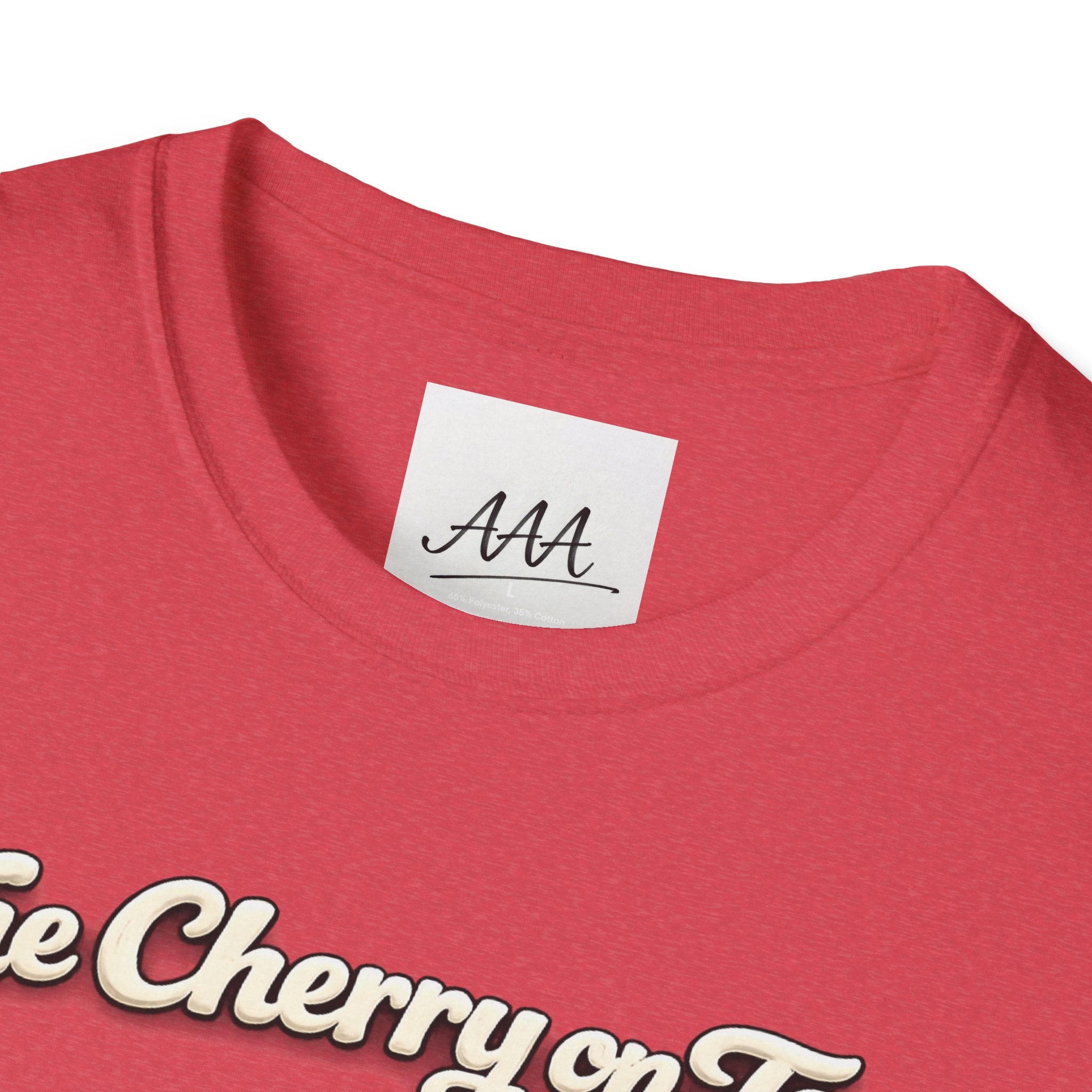 The Cherry on Top | Funny Double Cherry Boob Sweatshirt | Naughty Whipped Cream Cherry on Top T-Shirt | Gag Gift for Women