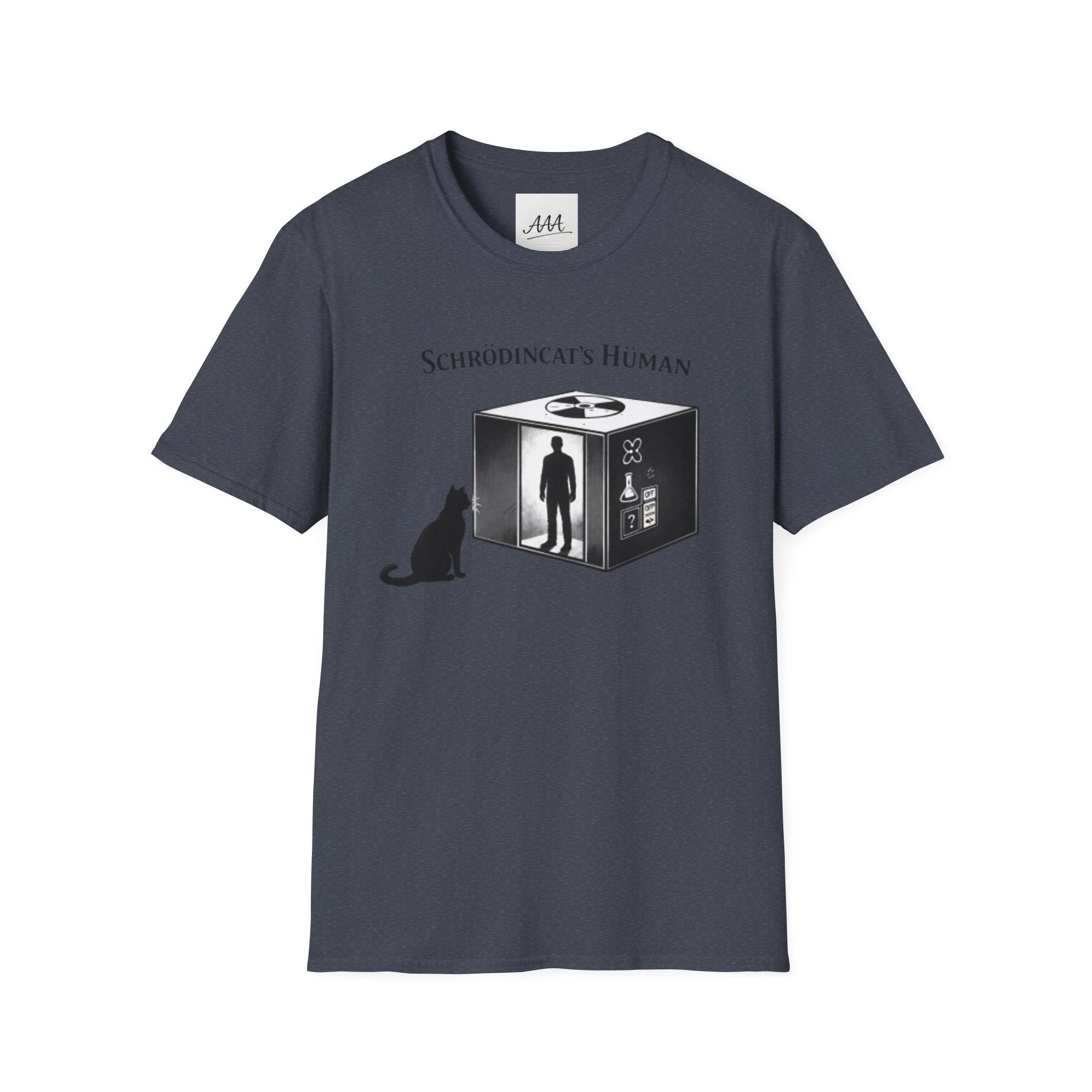 Schrodinger Cat Shirt Funny Science Tee | Schrödincat’s Human T-Shirt | Physics Joke Shirt | Nerd Humor Tee
