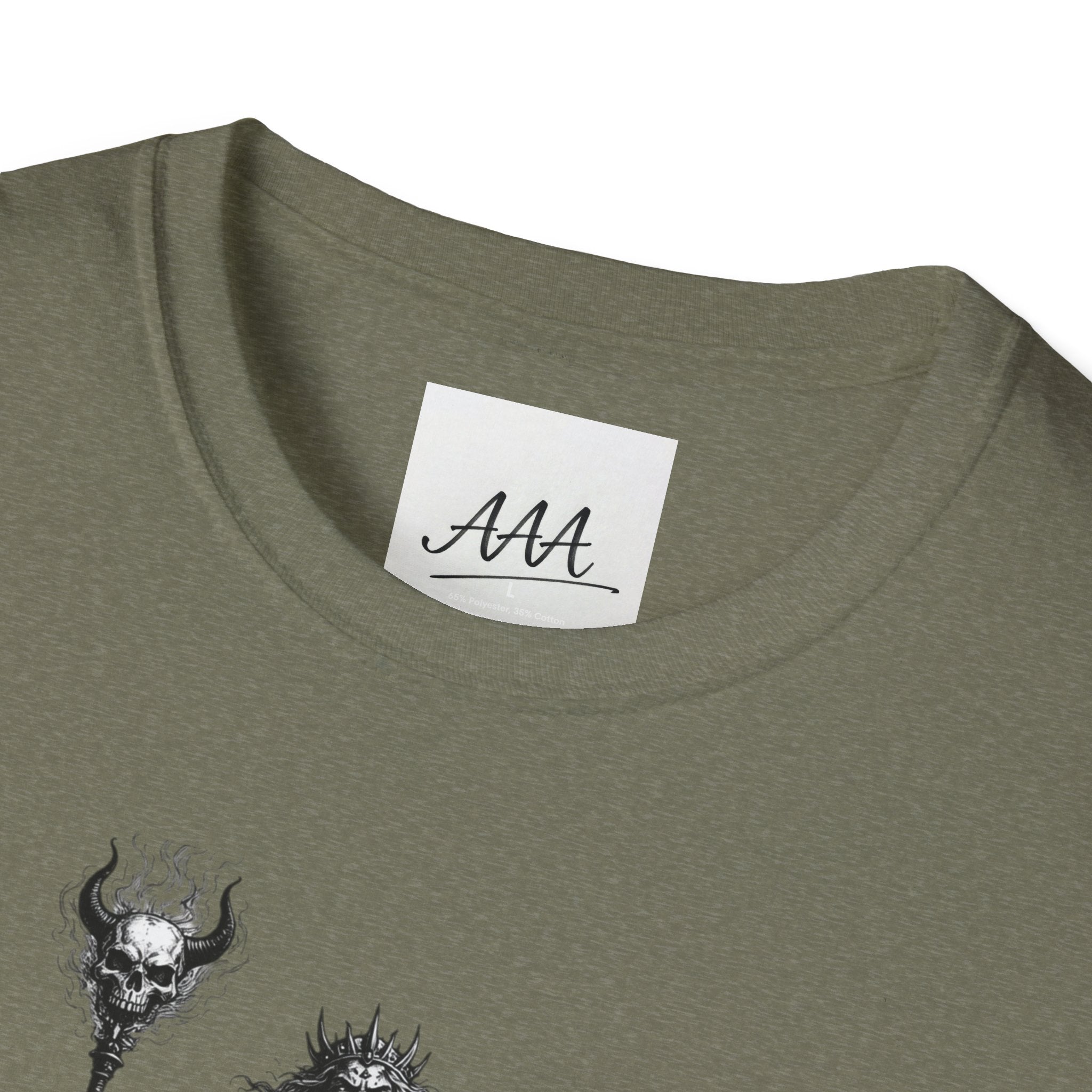 Hades Greek God T-Shirt | Dark Fantasy Hades with Cerberus Unisex T-Shirt | Olympian Collection