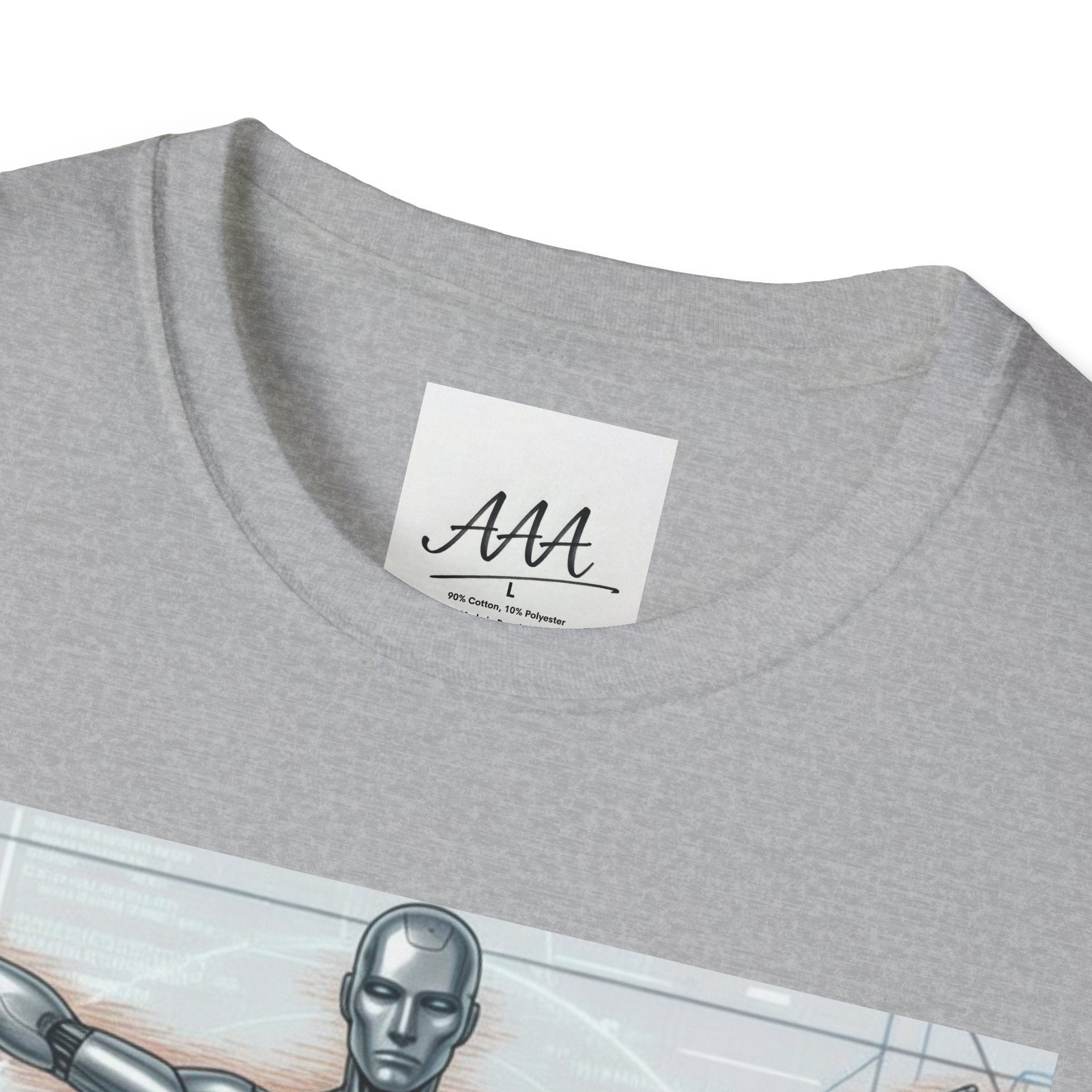 Cybernetic Vitruvian Man T-Shirt | Futuristic Anatomy Graphic Tee