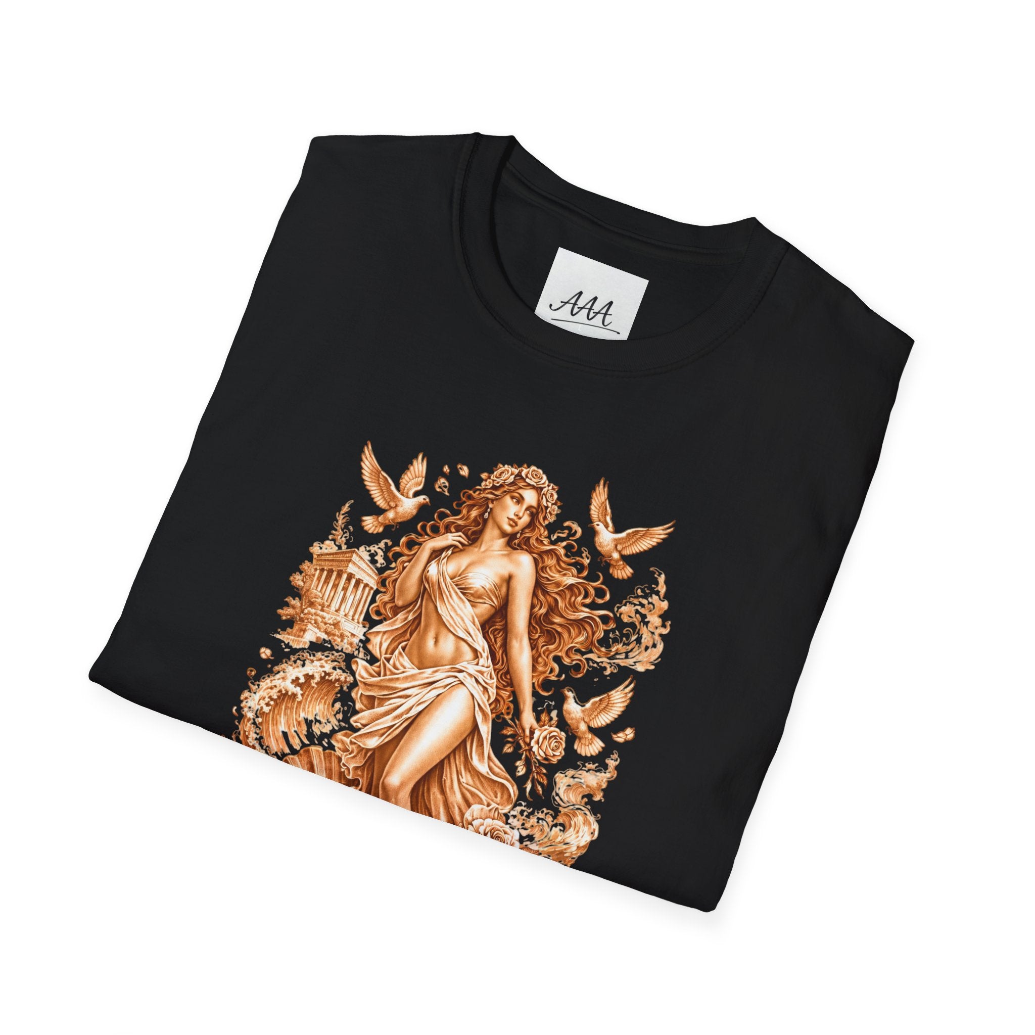 Aphrodite T-Shirt | Greek Goddess of Love Mythology Tee | Ancient Greece Graphic Shirt | Gift for Her | Unisex Soft Cotton
