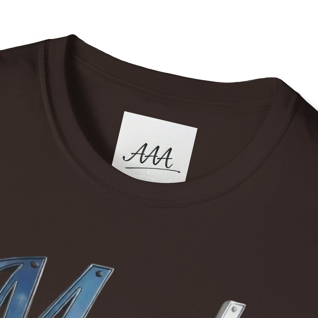 Made of Irony T-Shirt | Metallic Script Graphic Tee