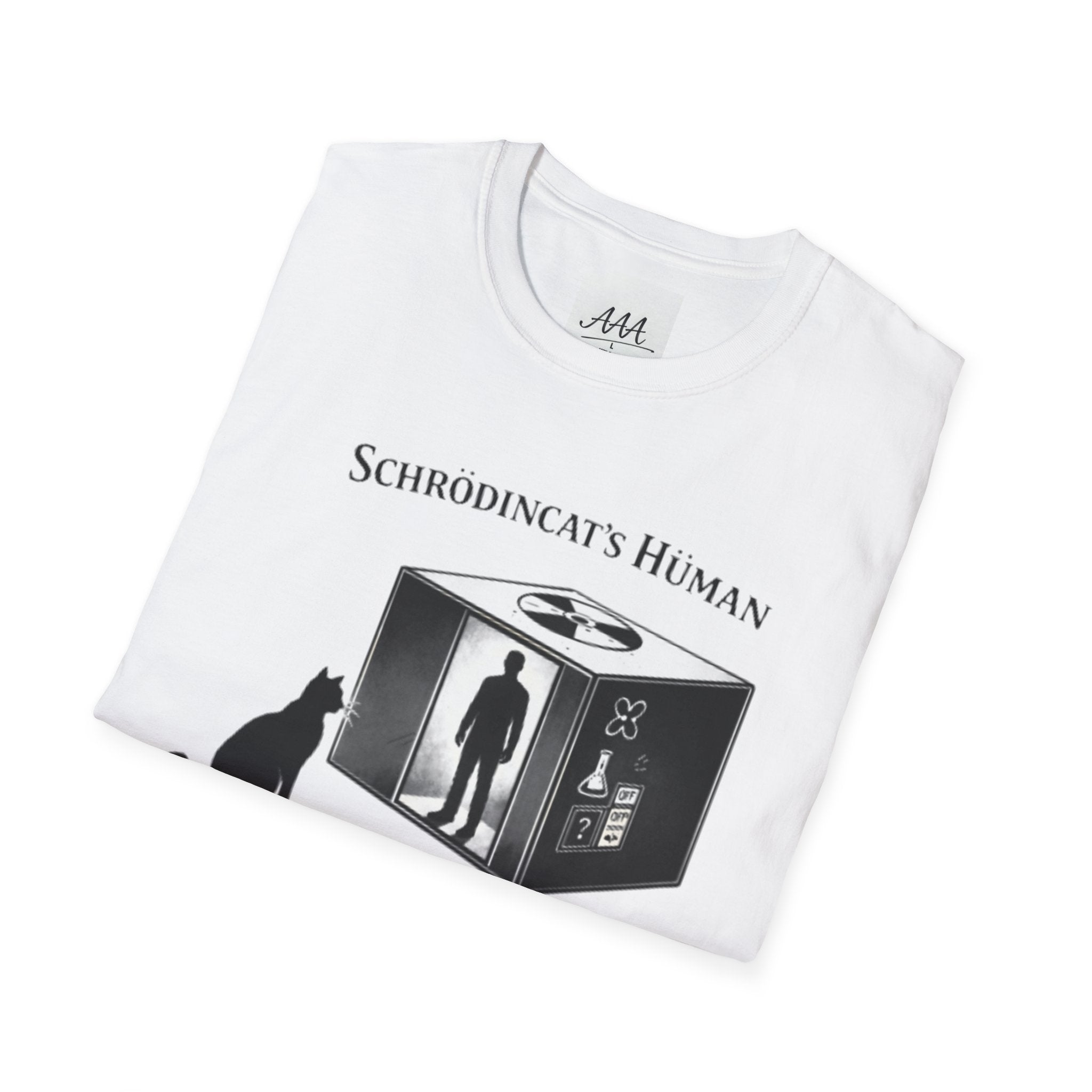 Schrodinger Cat Shirt Funny Science Tee | Schrödincat’s Human T-Shirt | Physics Joke Shirt | Nerd Humor Tee
