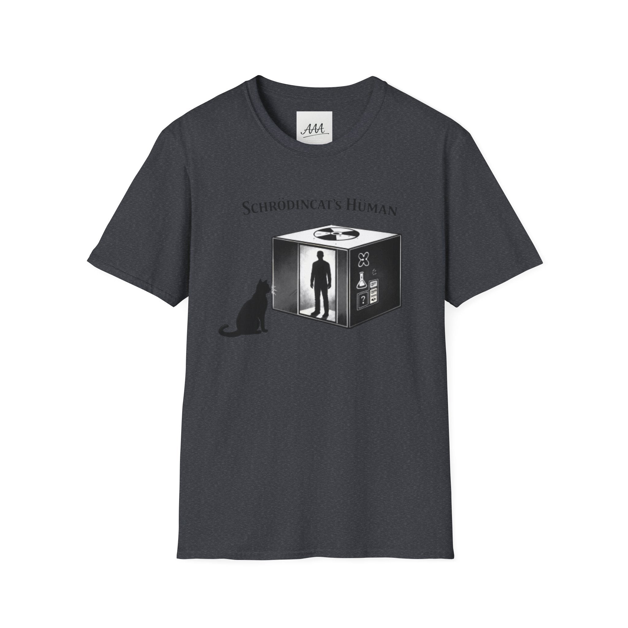 Schrodinger Cat Shirt Funny Science Tee | Schrödincat’s Human T-Shirt | Physics Joke Shirt | Nerd Humor Tee