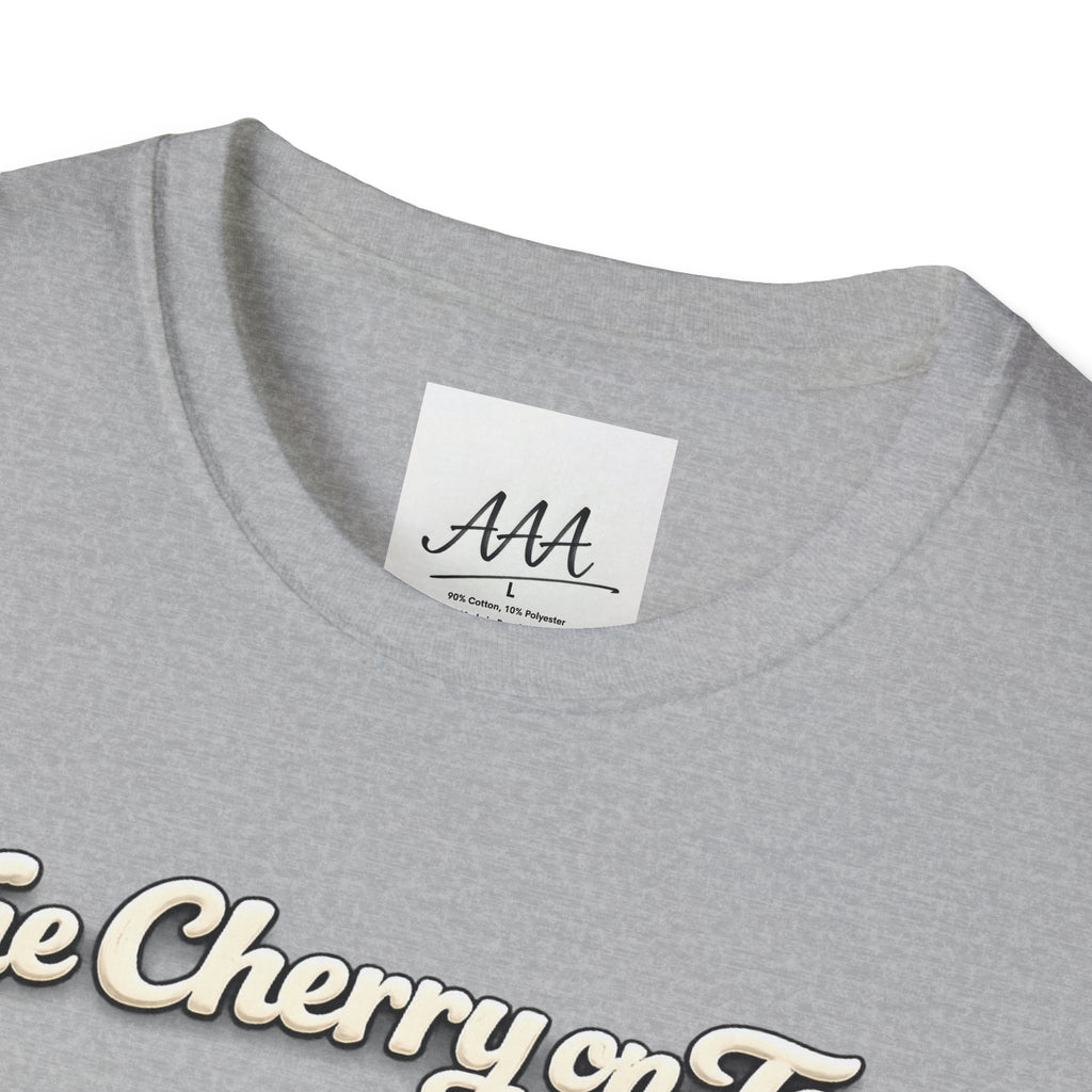 The Cherry on Top | Funny Double Cherry Boob Sweatshirt | Naughty Whipped Cream Cherry on Top T-Shirt | Gag Gift for Women
