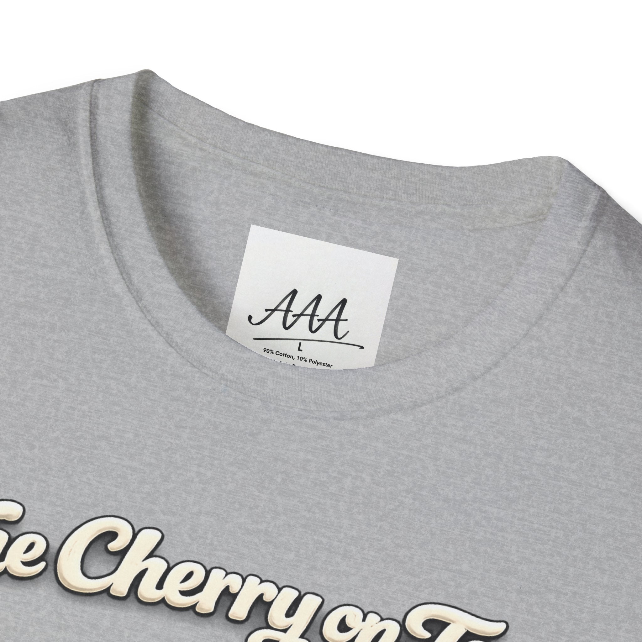 The Cherry on Top | Funny Double Cherry Boob Sweatshirt | Naughty Whipped Cream Cherry on Top T-Shirt | Gag Gift for Women