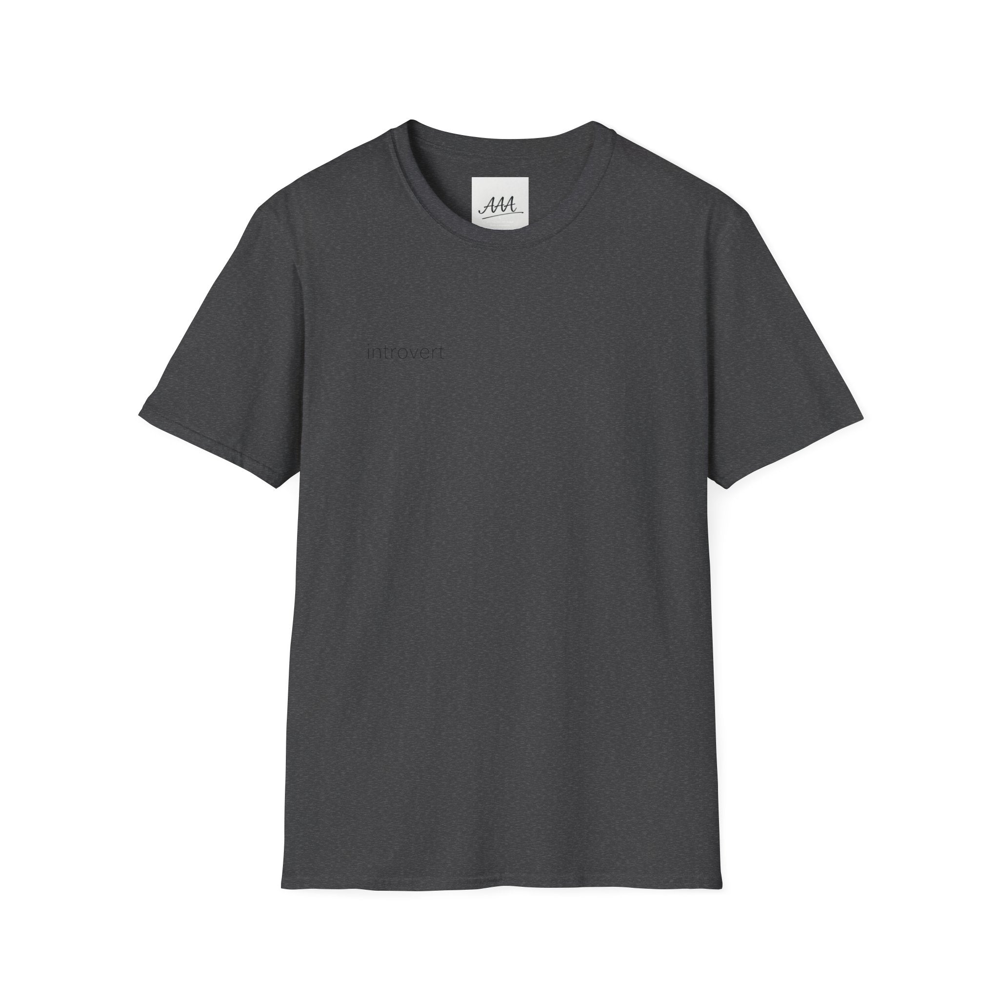Introvert T-Shirt | Minimalist Personality Tee | Funny Introvert Gift | Quiet Person Shirt | Unisex Soft Cotton Casual Tee