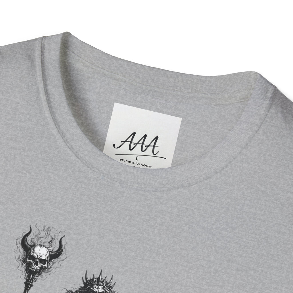 Hades Greek God T-Shirt | Dark Fantasy Hades with Cerberus Unisex T-Shirt | Olympian Collection