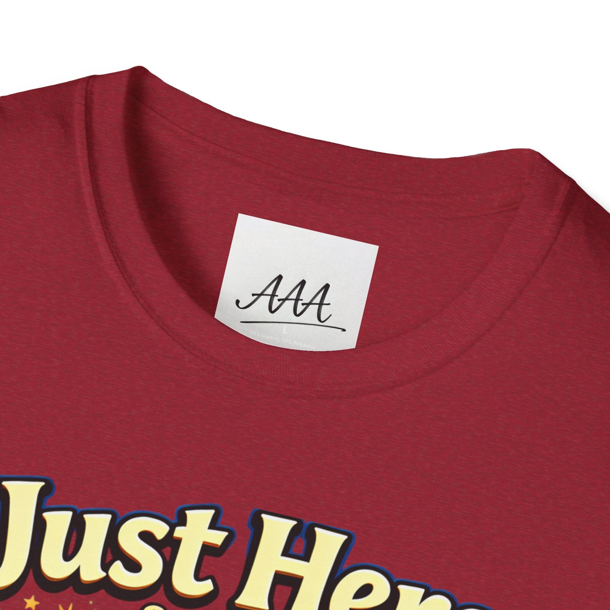 Just Here for the Wine T-Shirt | Passover Seder Illustration, Wine Cups & Matzah