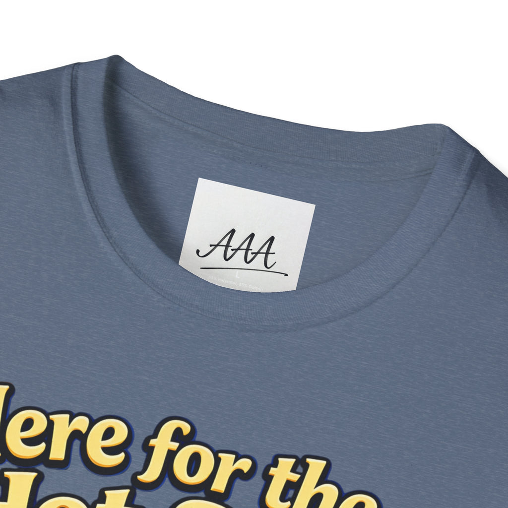Here for the Hot Son graphic T-Shirt | Jewish Shabbat Seder Illustration