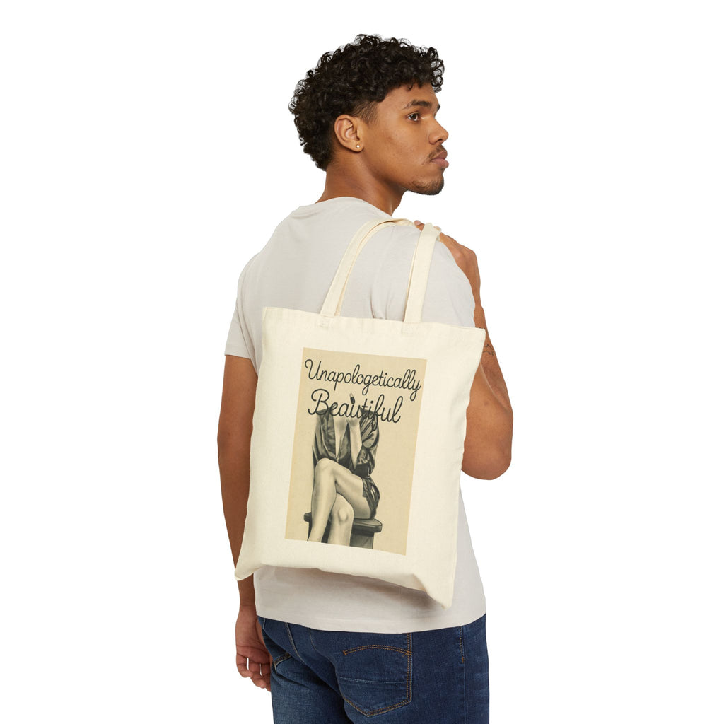 Unapologetically Beautiful Cotton Canvas Tote Bag