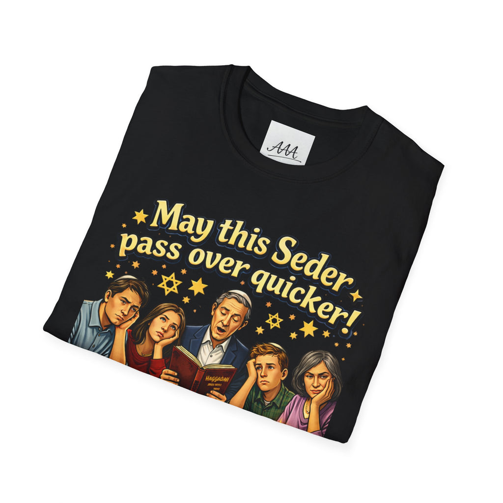 May This Seder Pass Over Quicker T-Shirt | Passover Seder Illustration