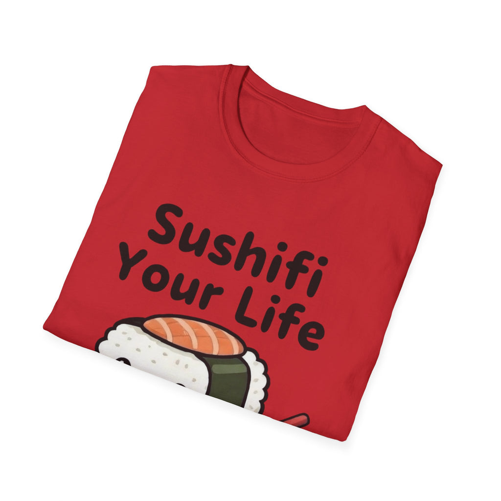 Sushifi Your Life T-Shirt | Cute Kawaii Sushi Cartoon