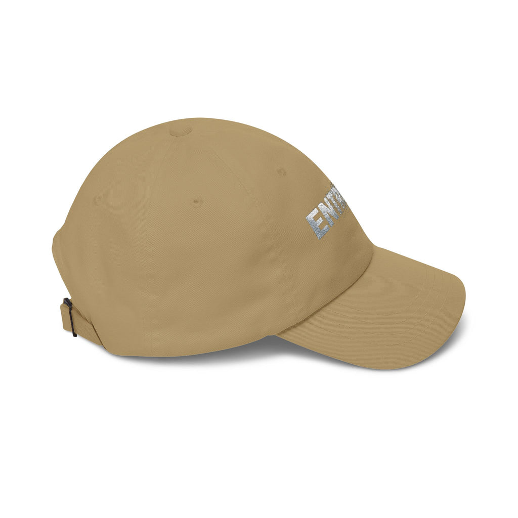 Entropy White Baseball Hat