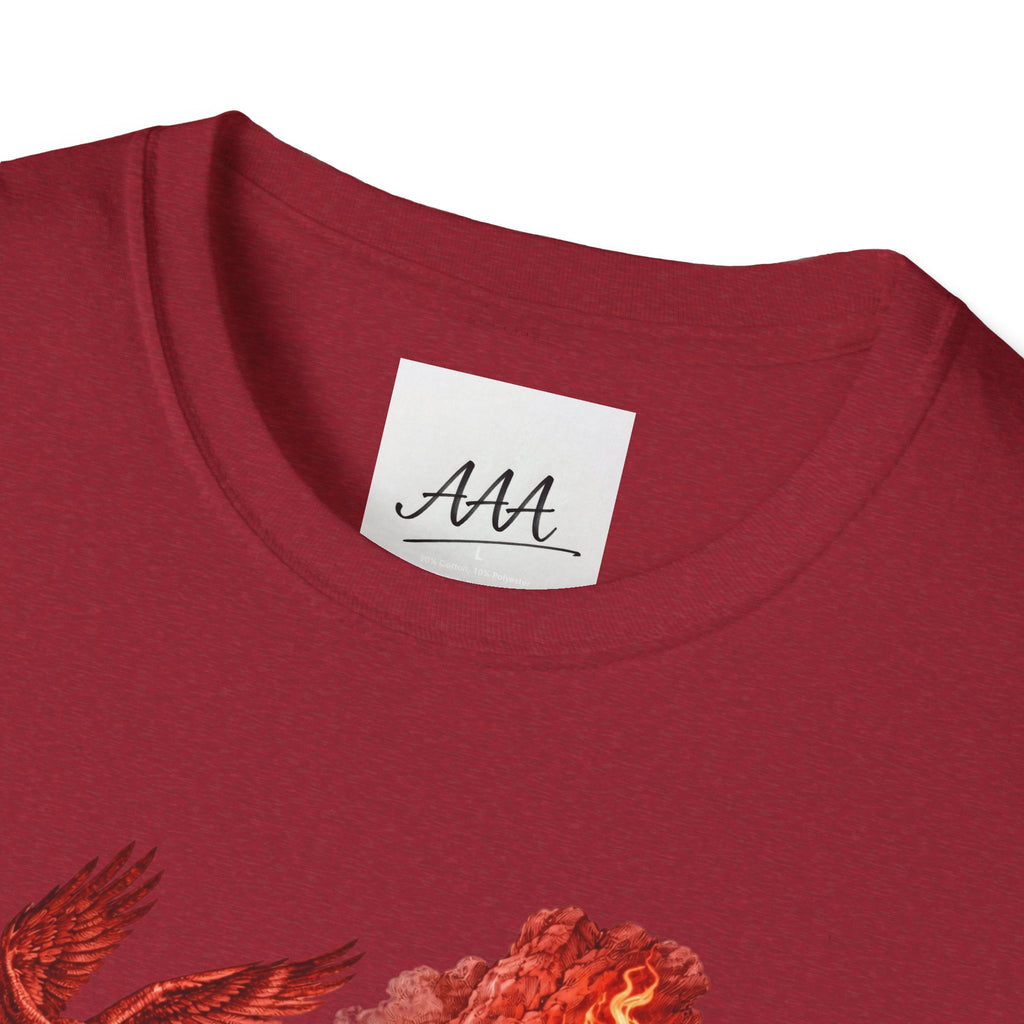 Prometheus Greek Titan T-Shirt | Mythology Titan with Eagle and Fire Unisex T-Shirt | Olympian Collection