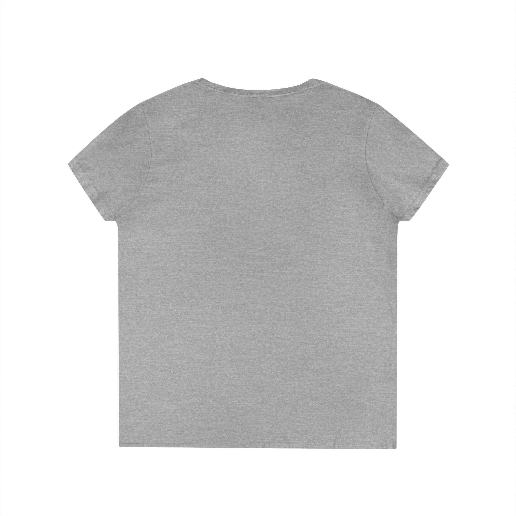 Red Flag Graphic V-Neck Tee Women's Casual Warning Flag T-Shirt