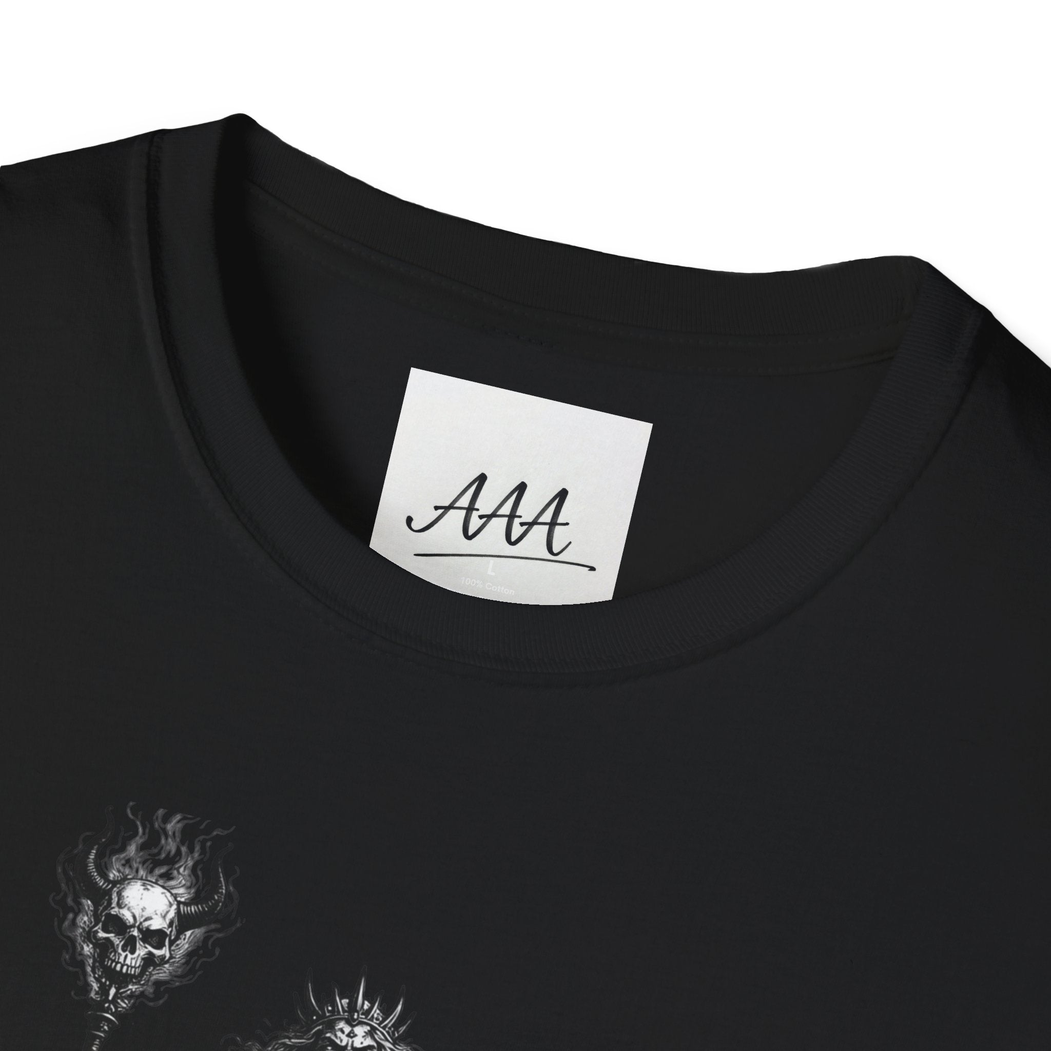Hades Greek God T-Shirt | Dark Fantasy Hades with Cerberus Unisex T-Shirt | Olympian Collection