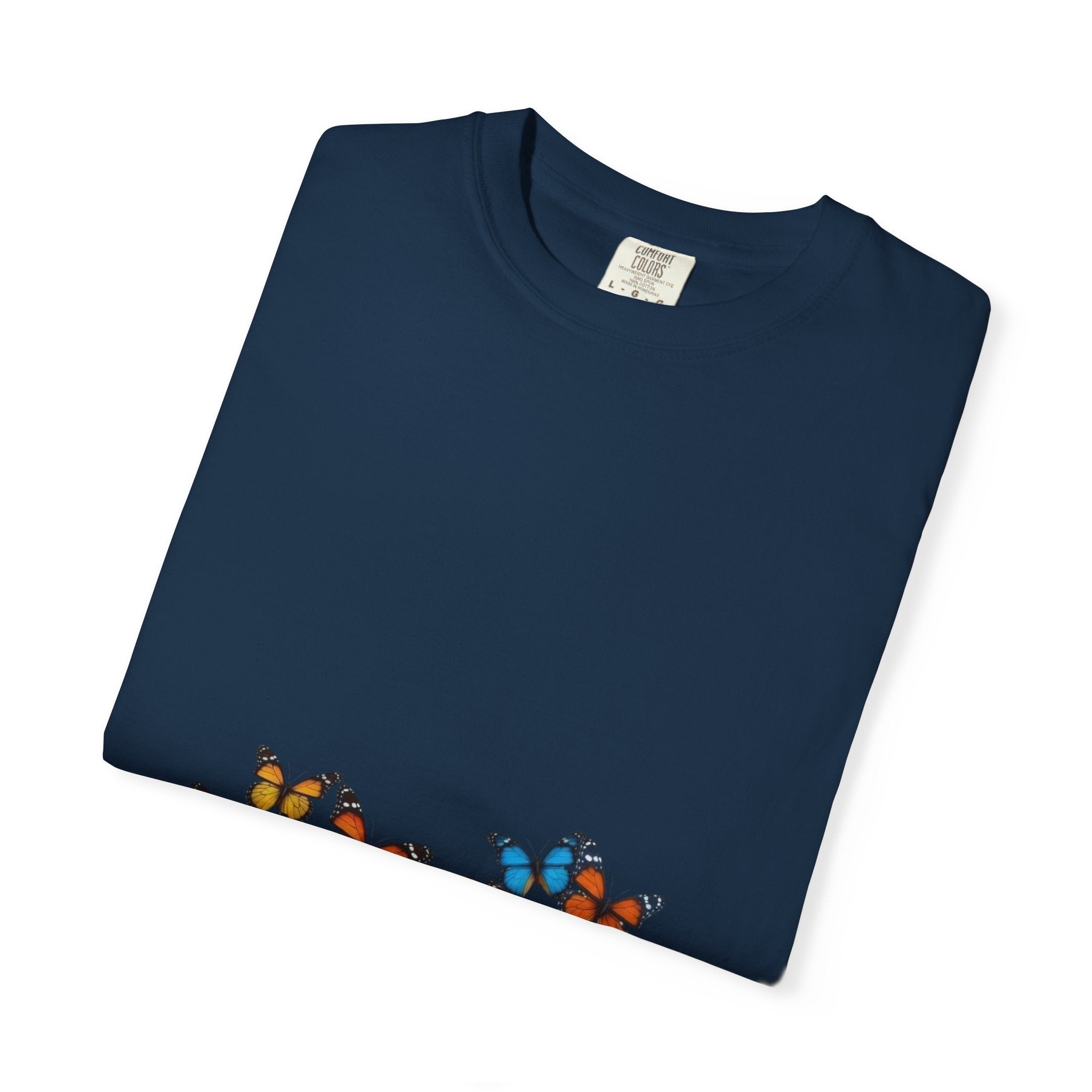 Butterflies in My Belly Colorful Graphic Tee