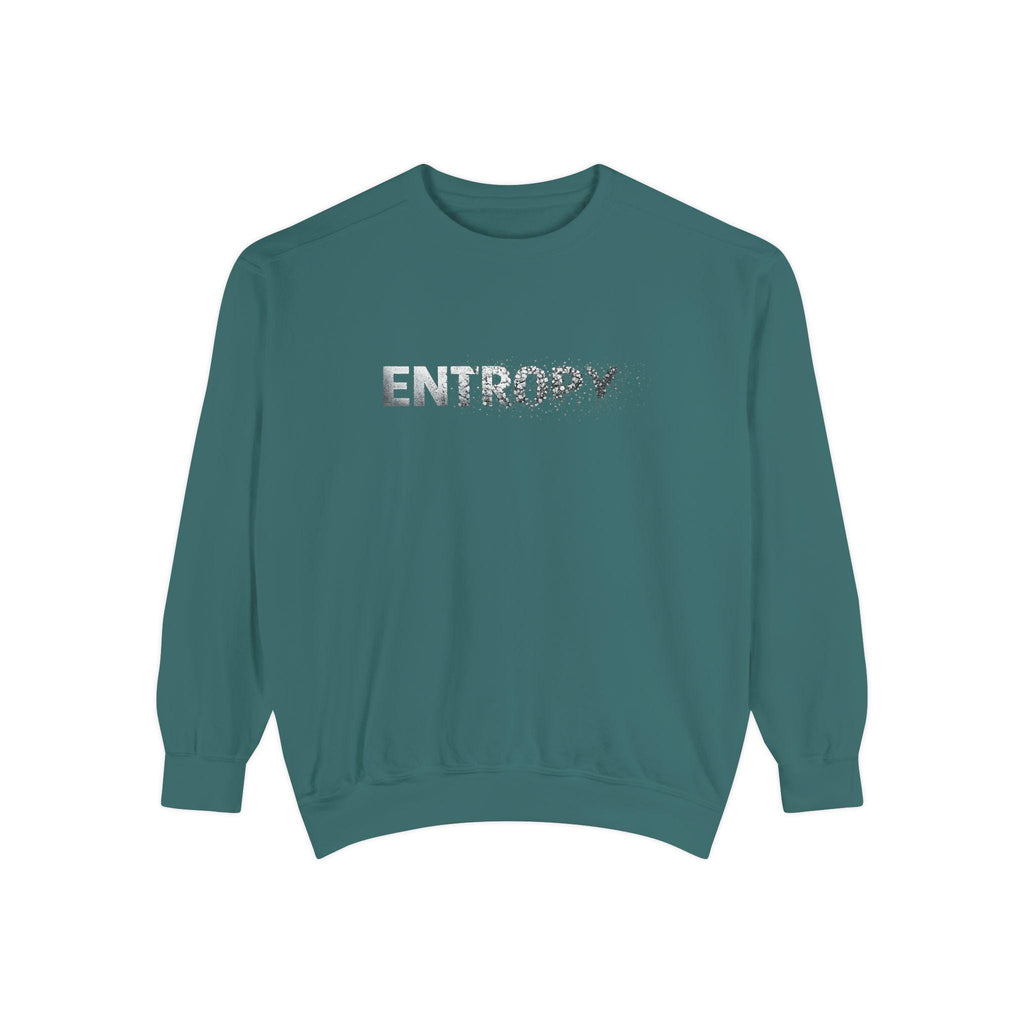 Entropy Graphic Sweatshirt Minimalist Science-Inspired Crewneck