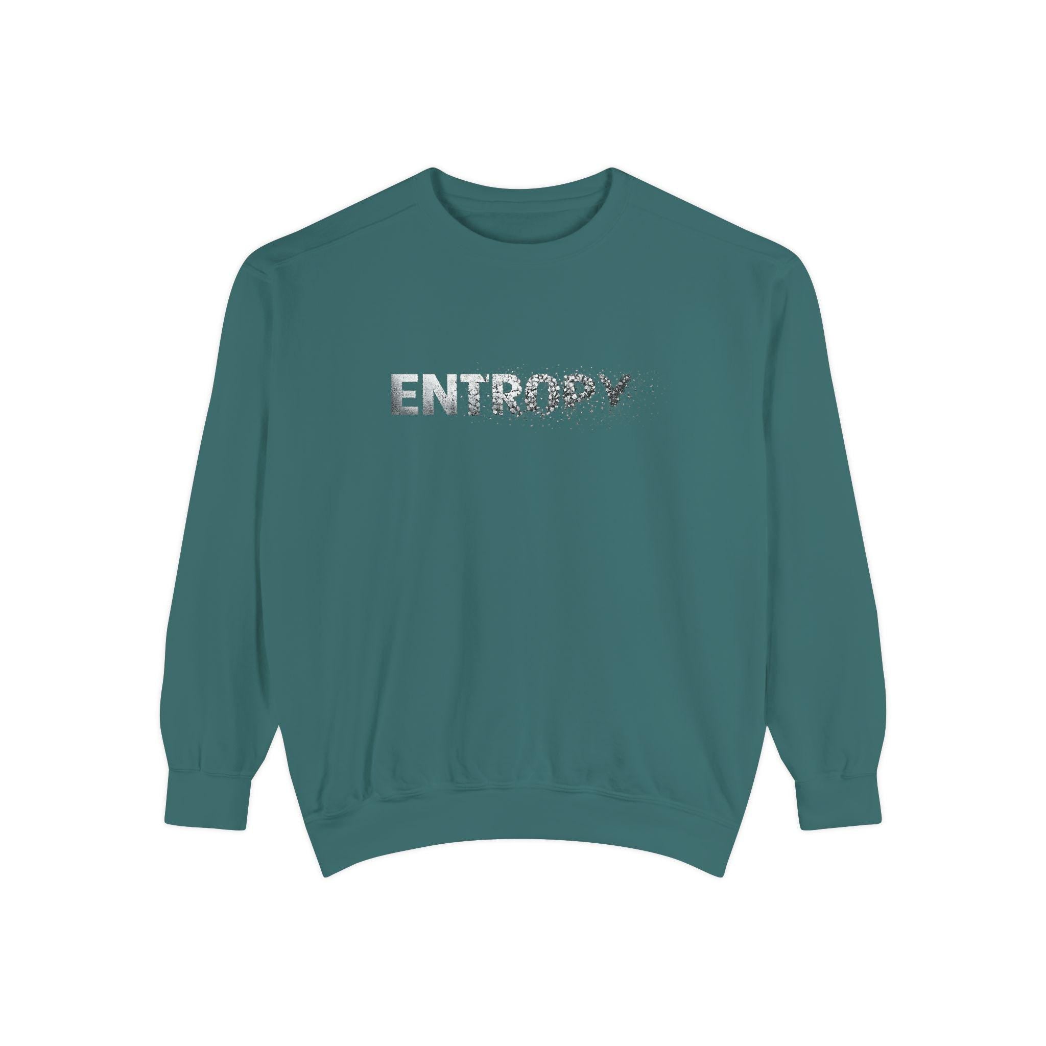Entropy Graphic Sweatshirt Minimalist Science-Inspired Crewneck