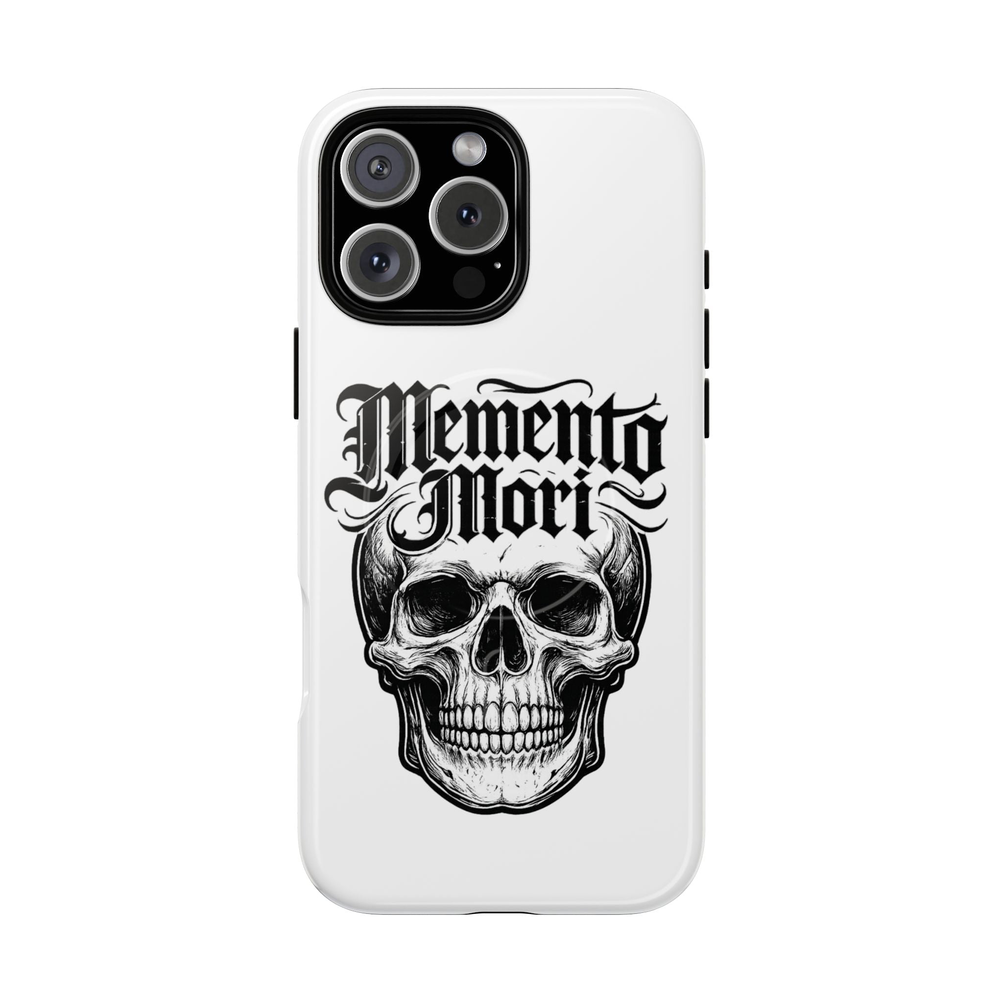Memento Mori Skull Tough Magnetic Phone Case